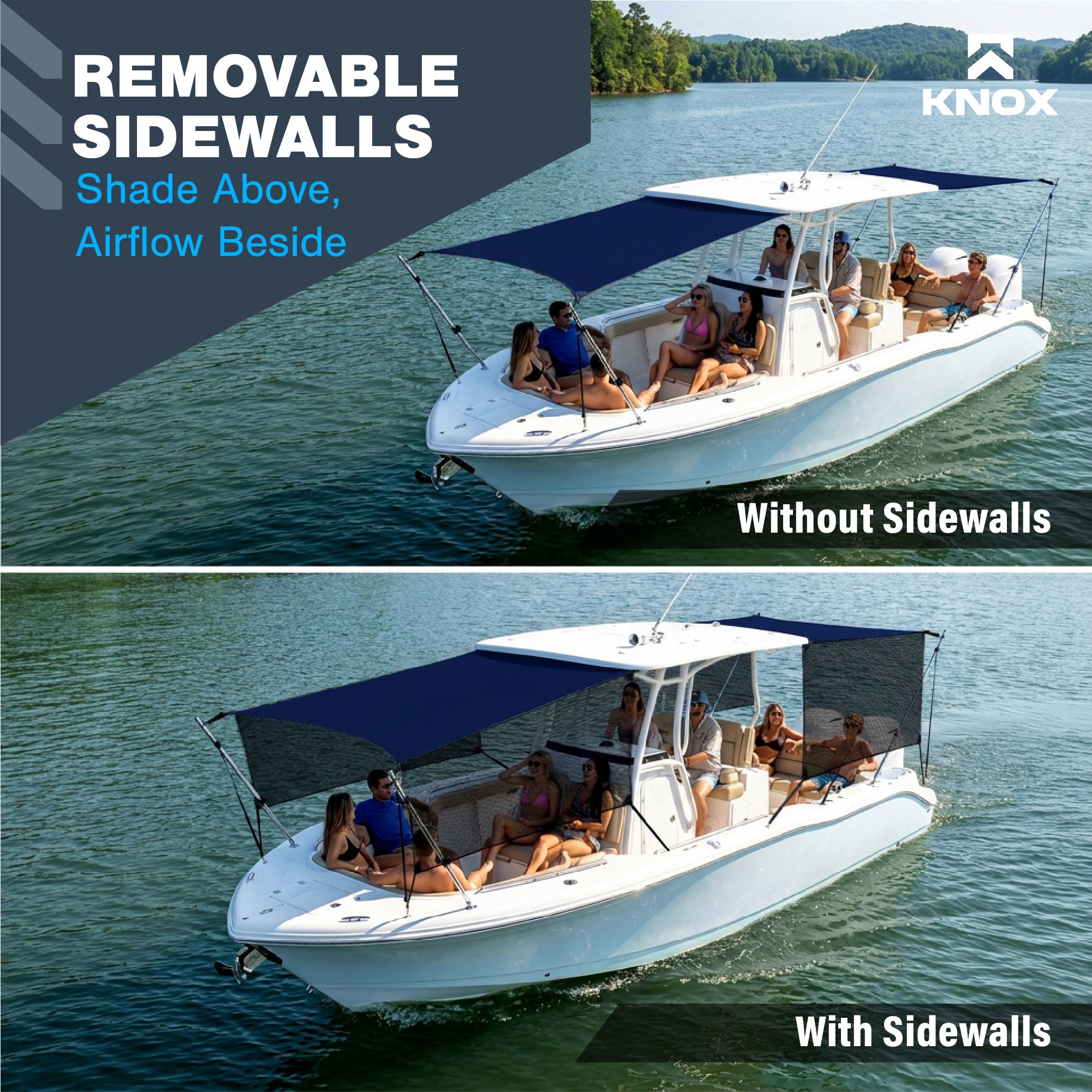 Knox T-Top Extension and Sidewall Combo