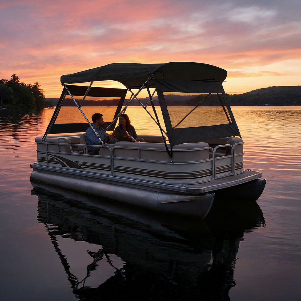 KNOX Bimini Front & Rear shade panel Kit Marine 420D Mesh Panels
