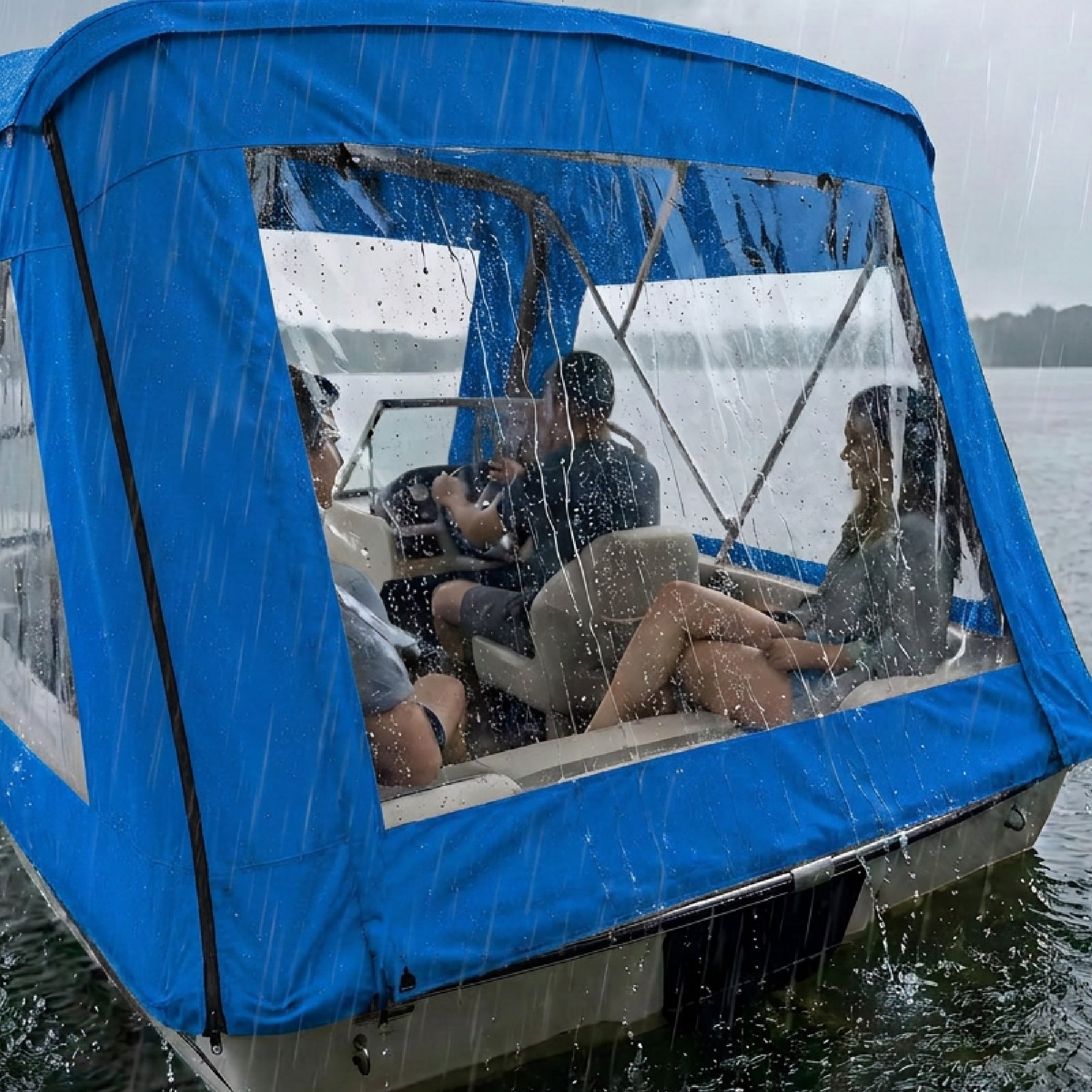 KNOX 3 Bow Bimini Enclosure with Frame Kit