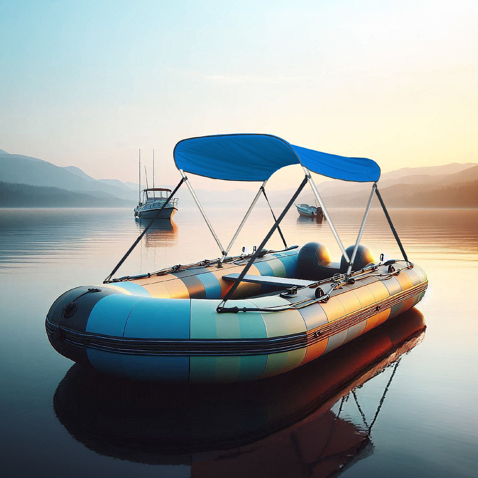 KNOX Pro Series 2 Bow Bimini Top Classic, Solid