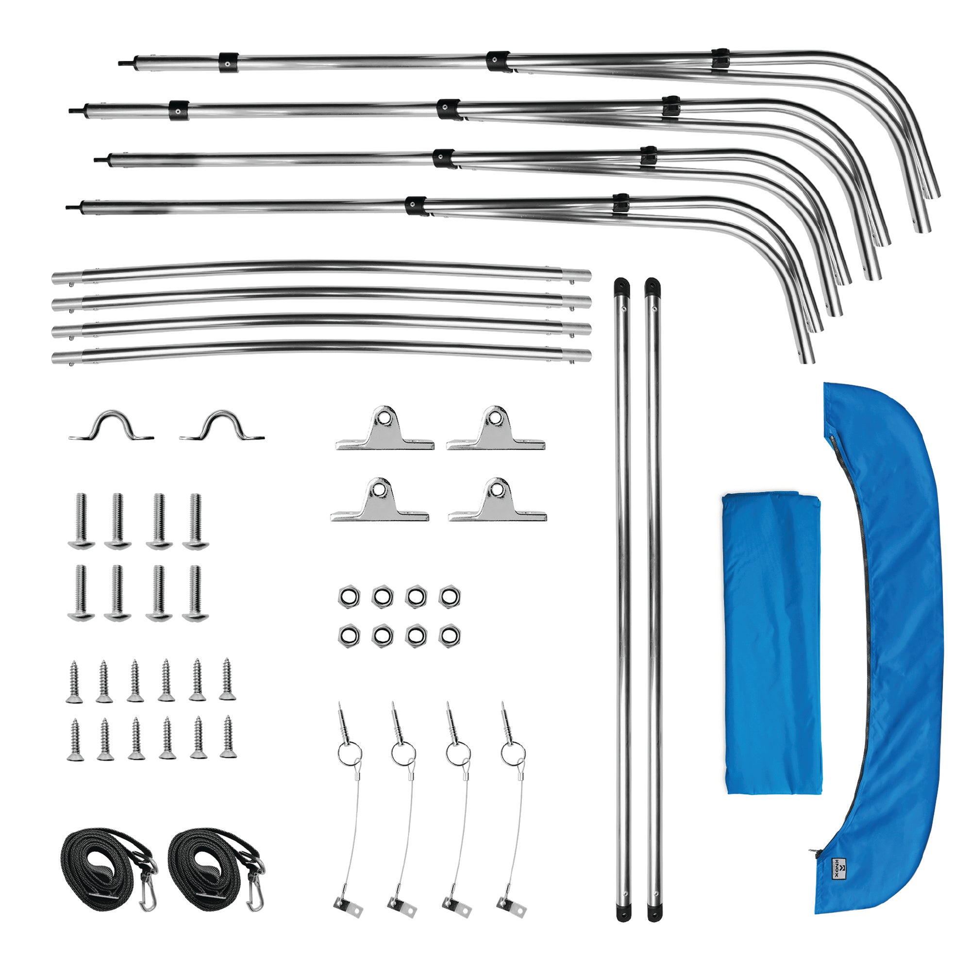 KNOX Pro Series 4 Bow Bimini Top Classic, Mesh