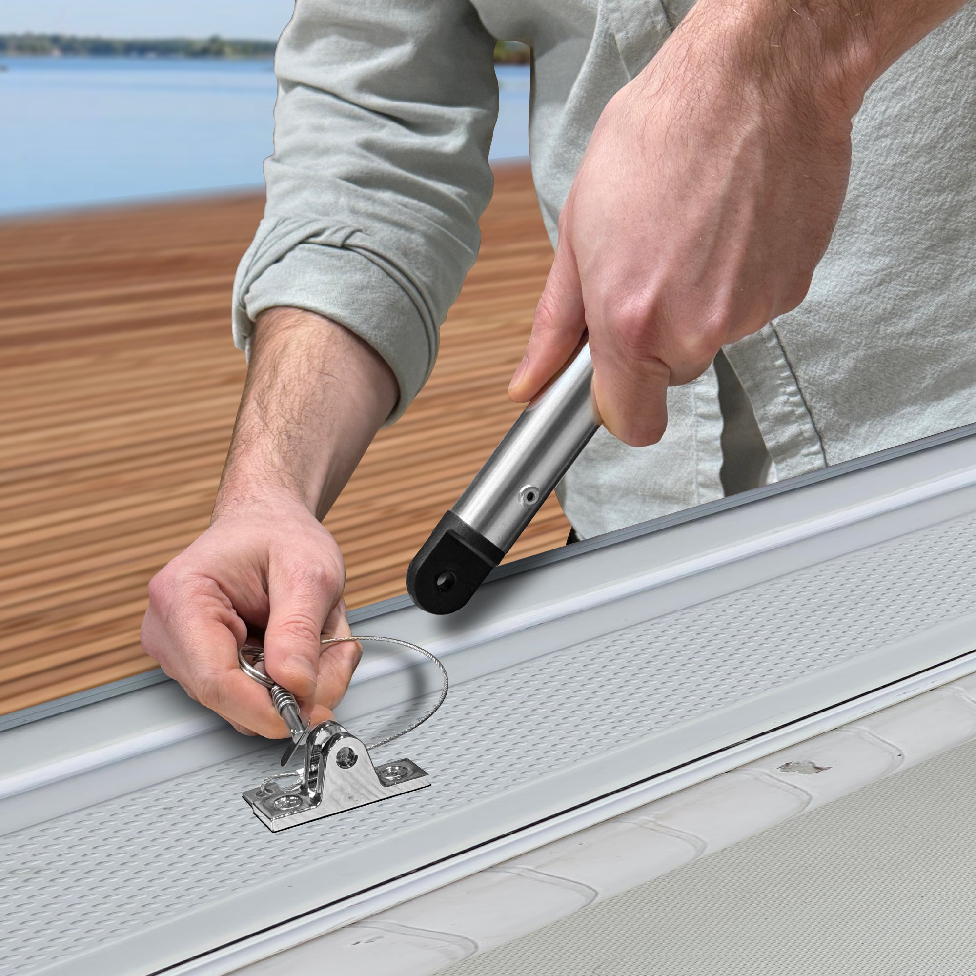 KNOX Pro Series 3 Bow Bimini Top With Sidewalls, Mesh