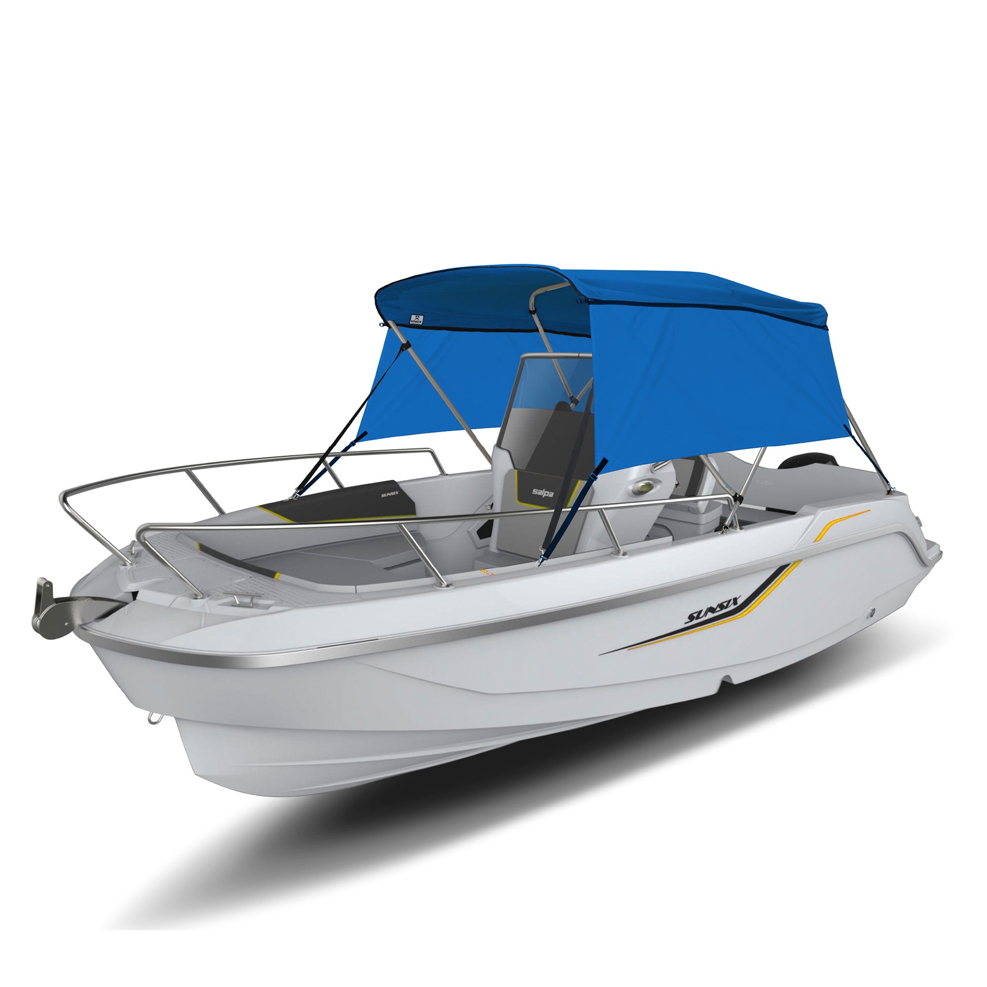 KNOX Pro Series 3 Bow Bimini Top With Sidewalls, Solid
