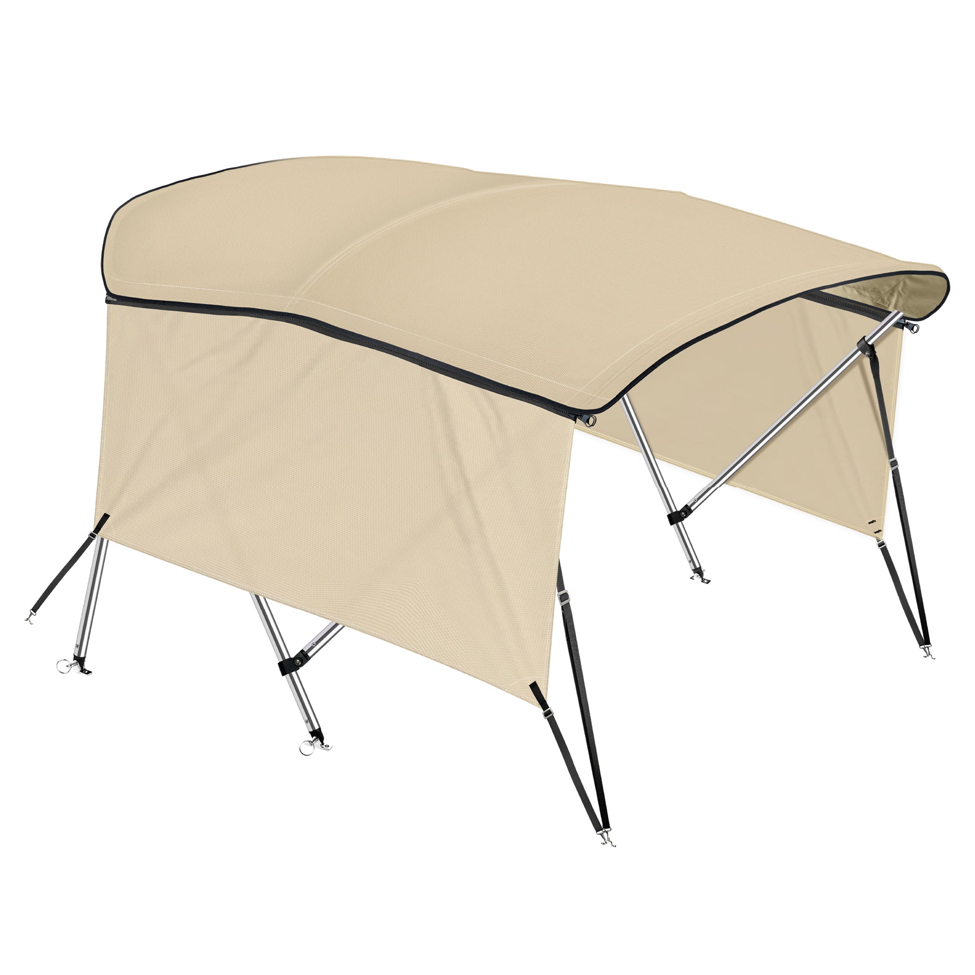 KNOX Pro Series 3 Bow Bimini Top With Sidewalls, Solid