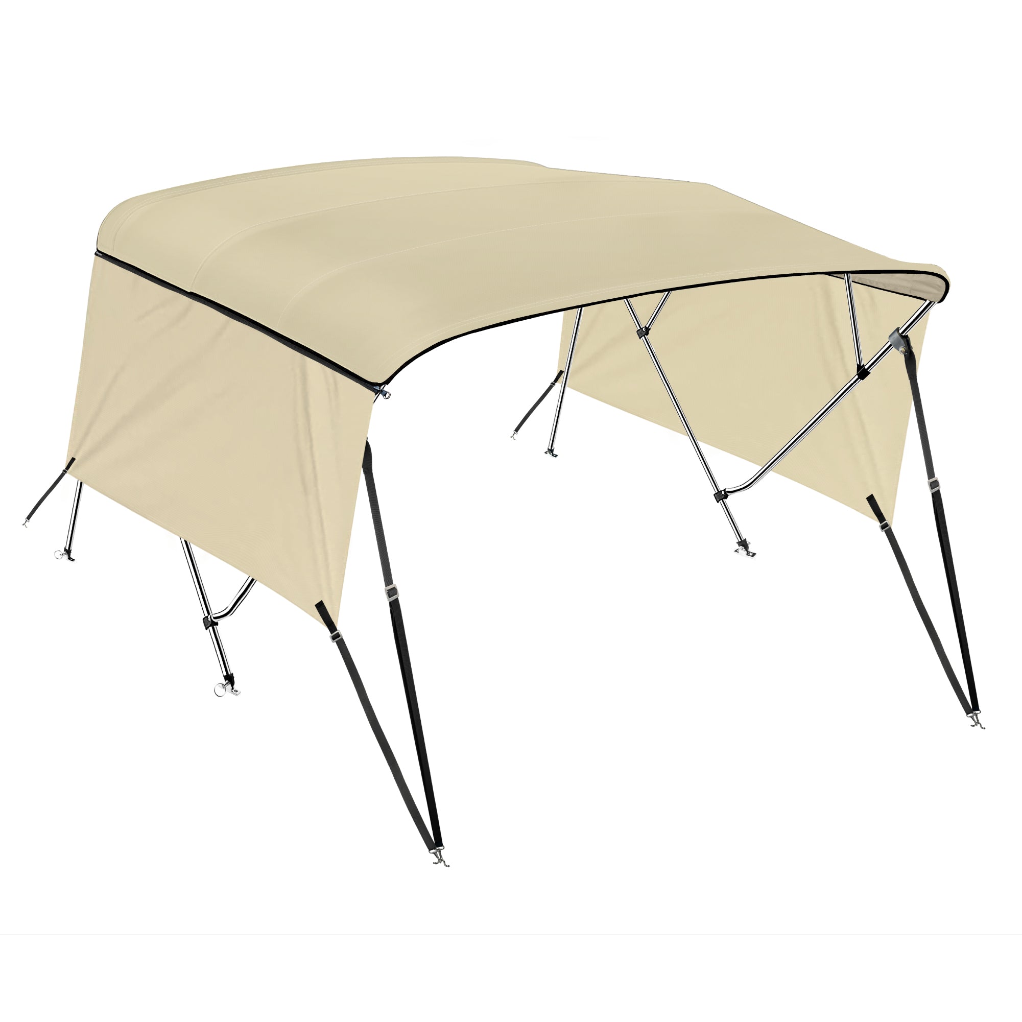 KNOX Pro Series 4 Bow Bimini Top With Sidewalls, Solid