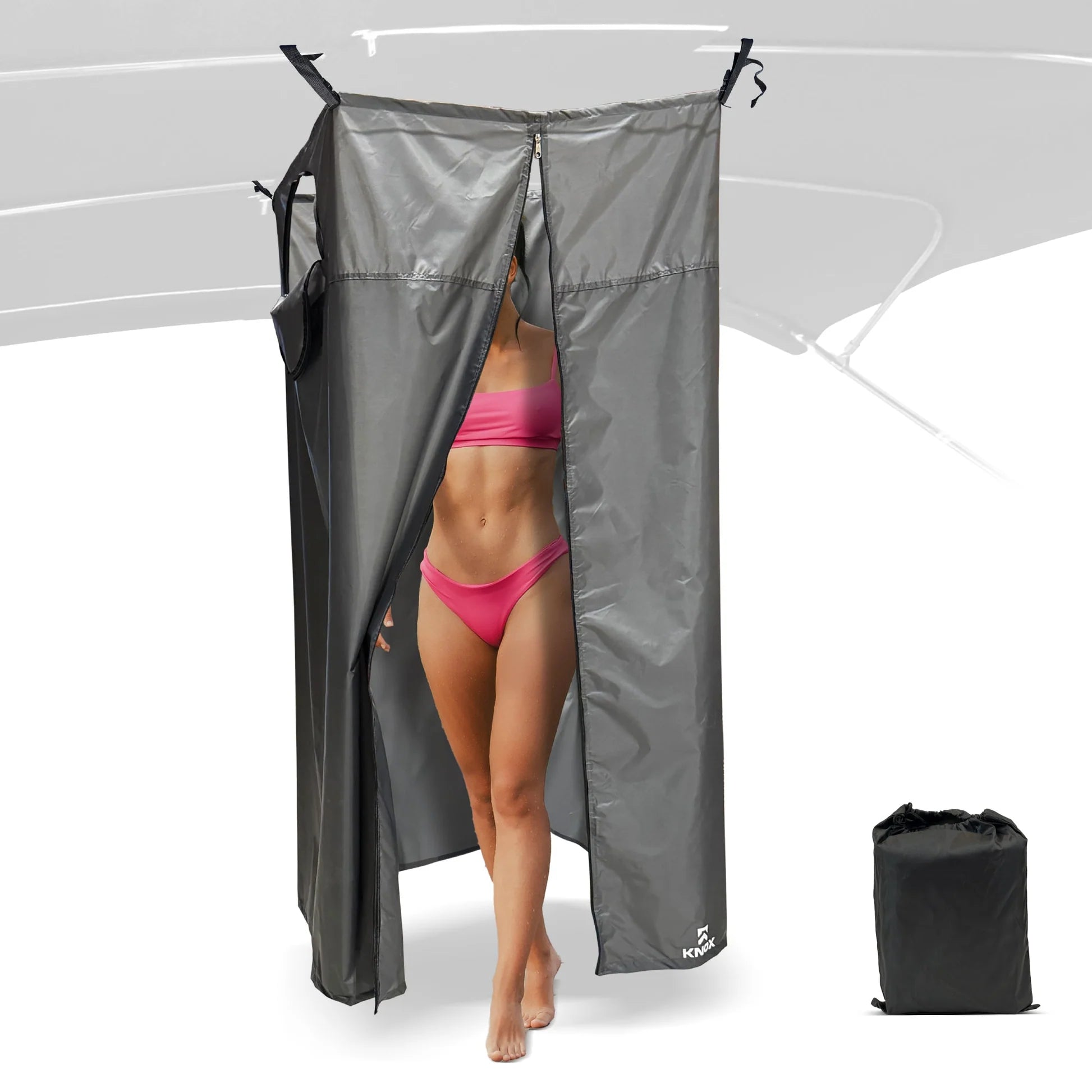 KNOX Boat Privacy Tent Hanging Portable Shower Curtain