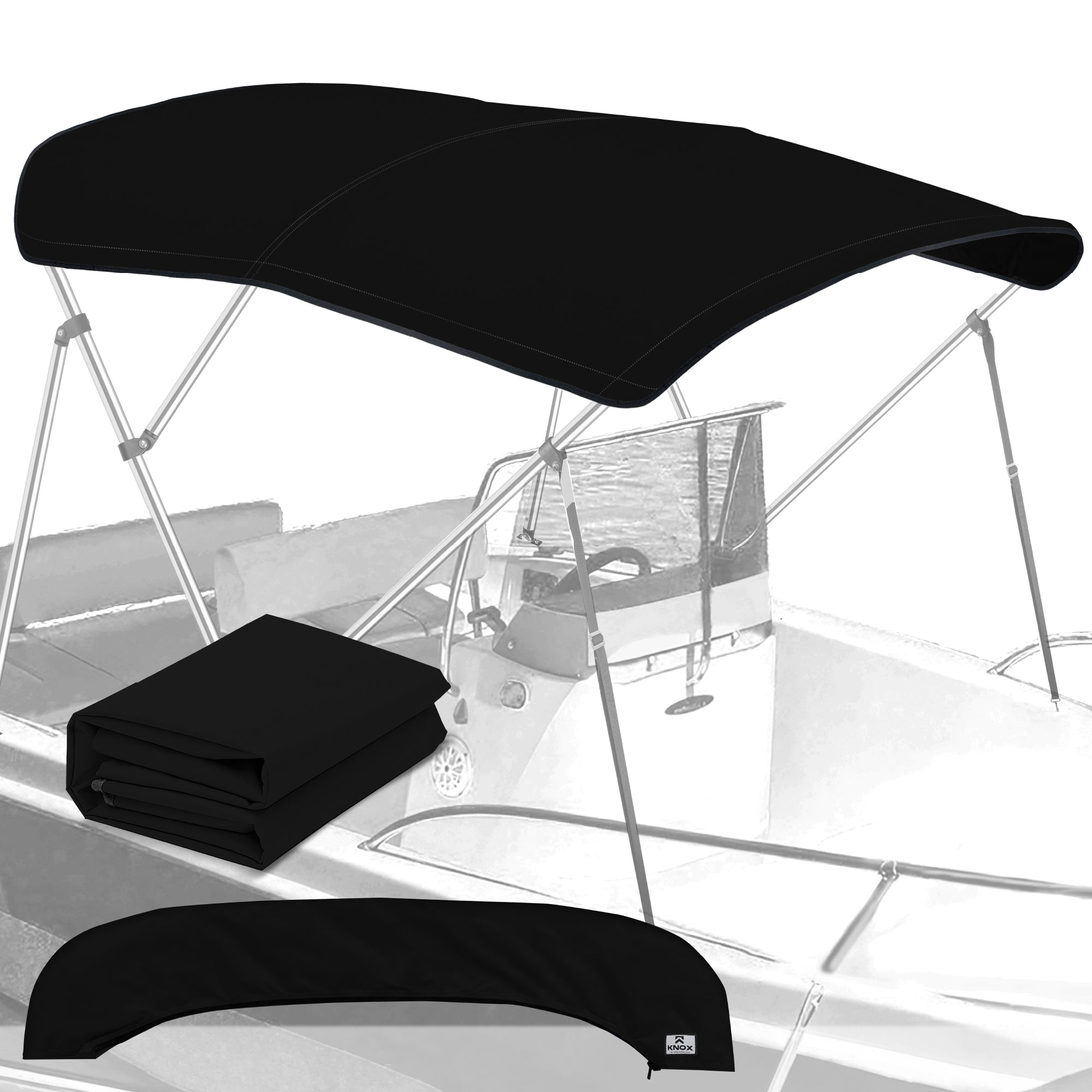 KNOX Pro Series Canvas for 3 Bow Bimini Top