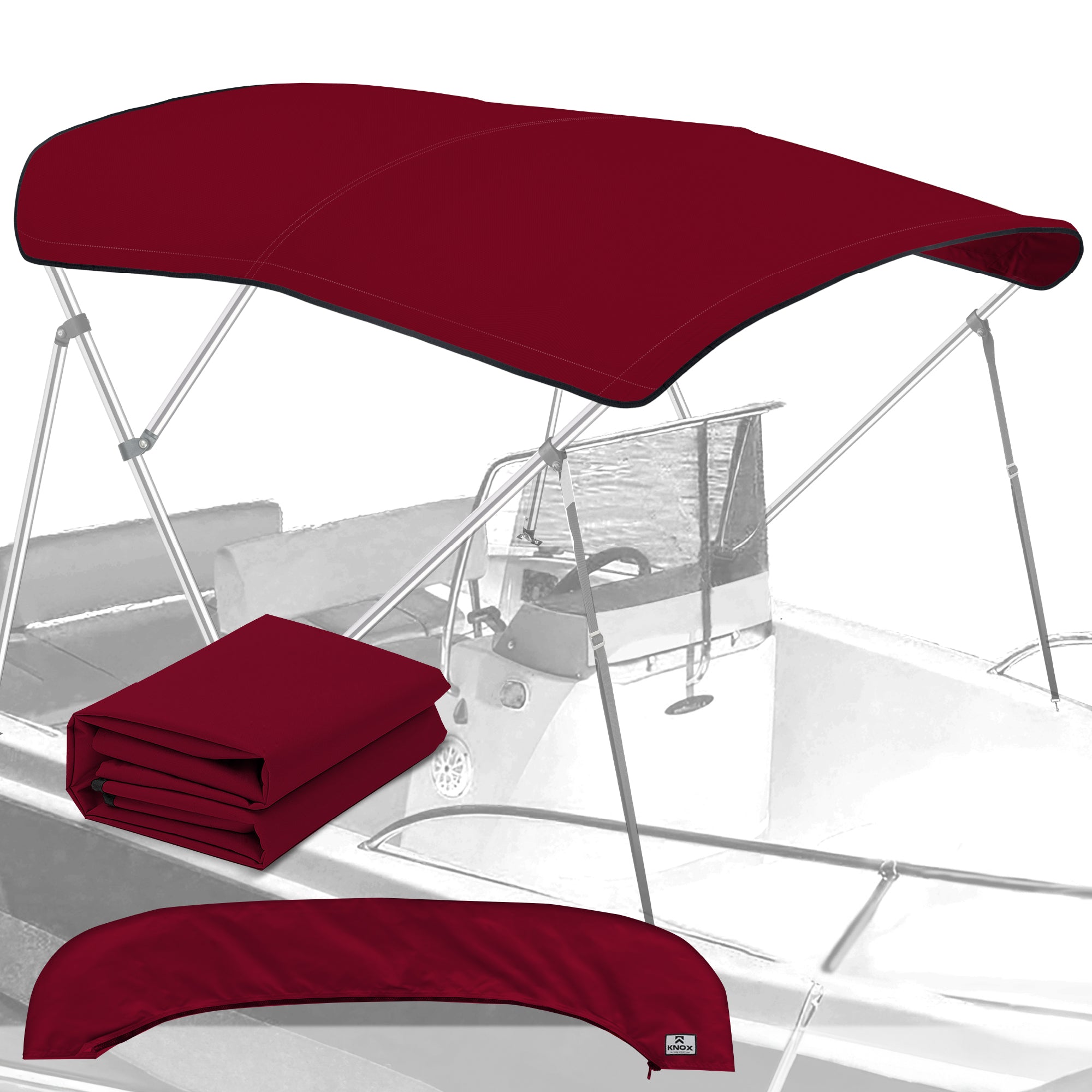KNOX Pro Series Canvas for 3 Bow Bimini Top
