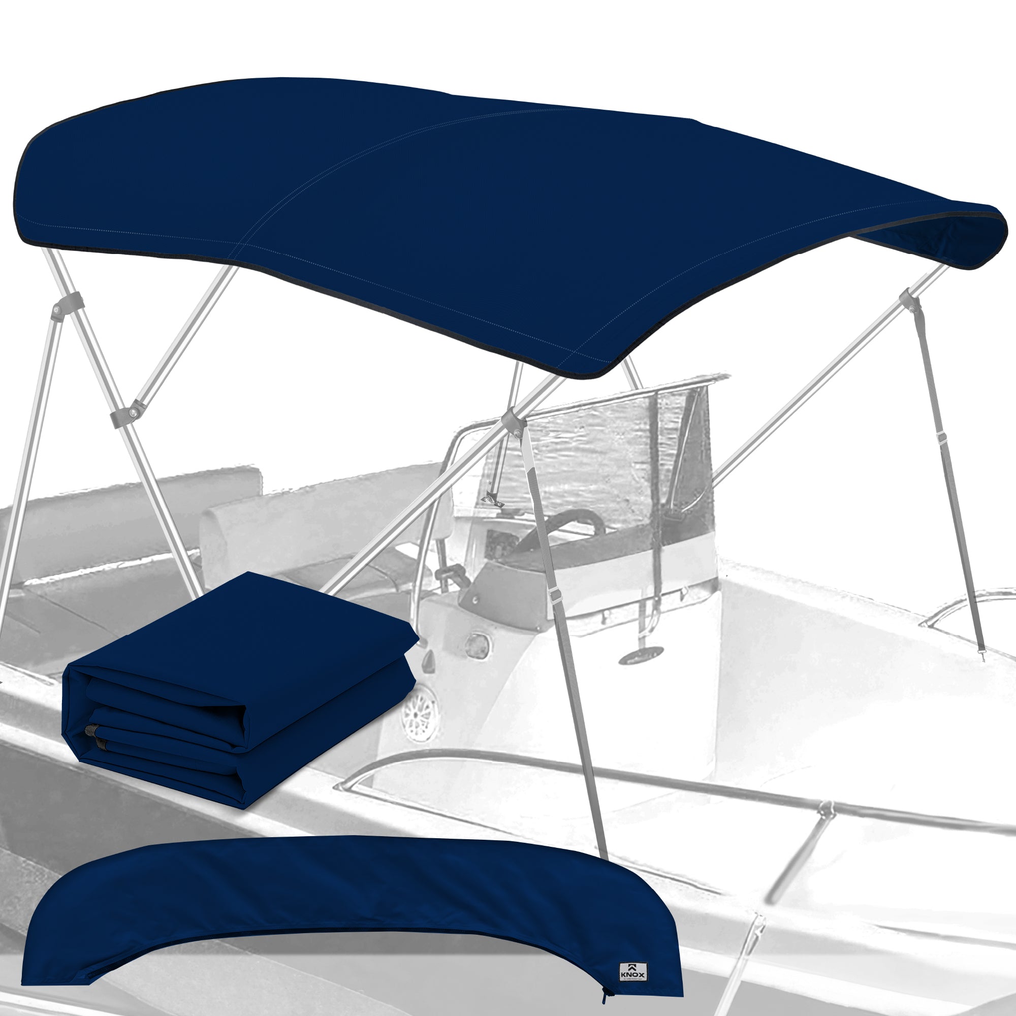 KNOX Pro Series Canvas for 3 Bow Bimini Top