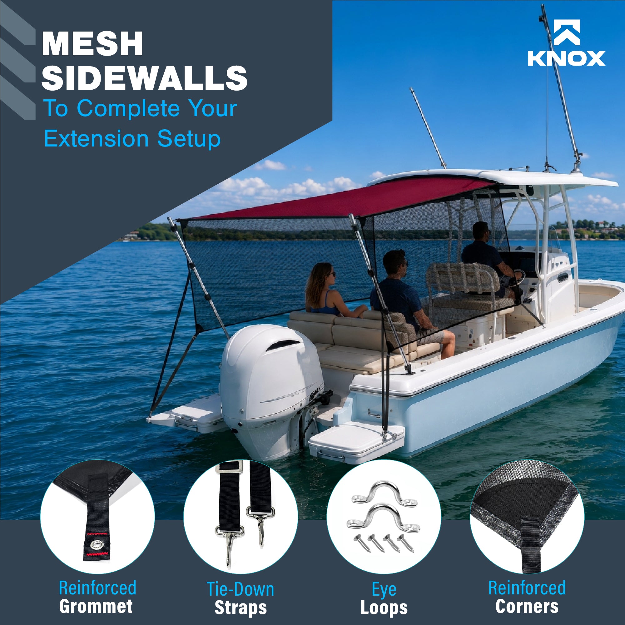 Knox T-Top Extension Mesh Sidewall