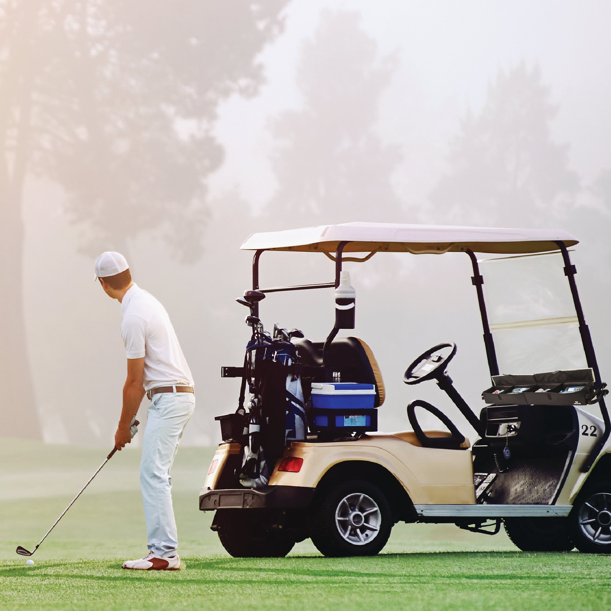 KNOX Golf Cart Storage Basket
