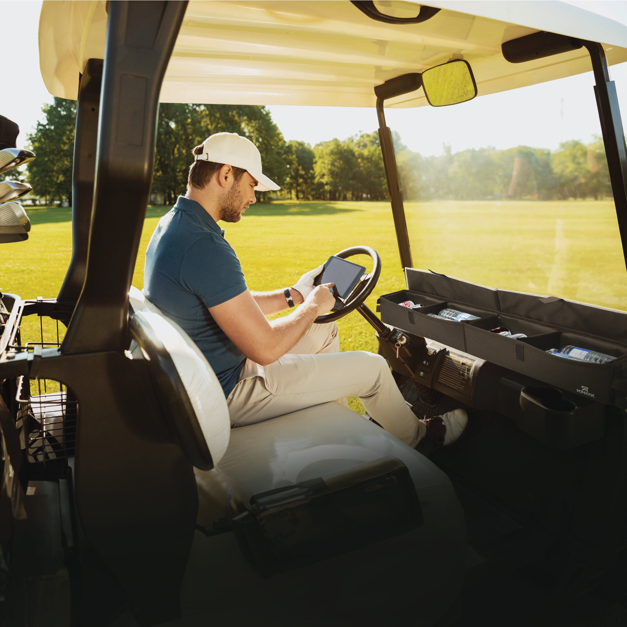 KNOX Golf Cart Storage Basket