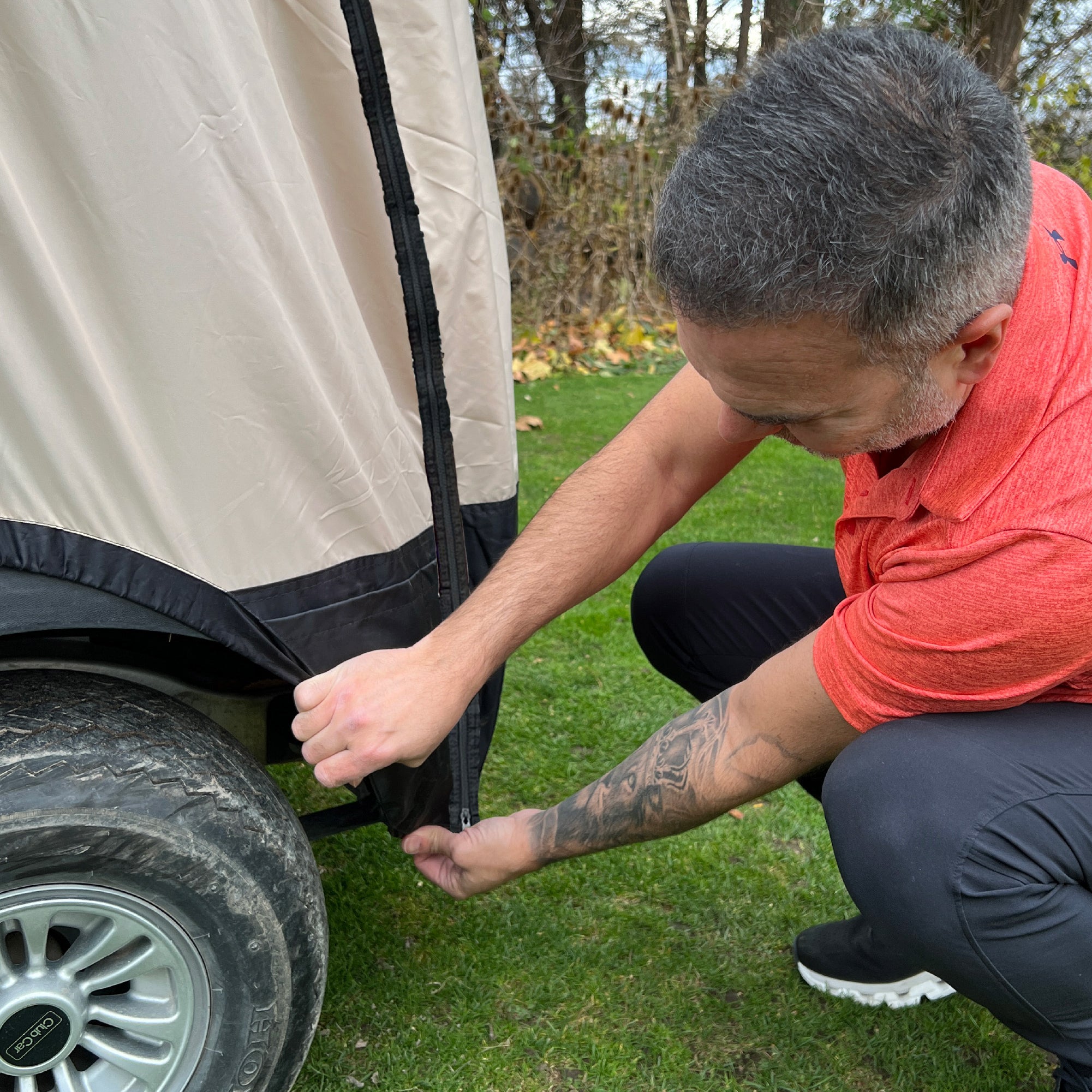 KNOX Pro Series Golf Cart Universal Enclosure - 2 + 2 Seater