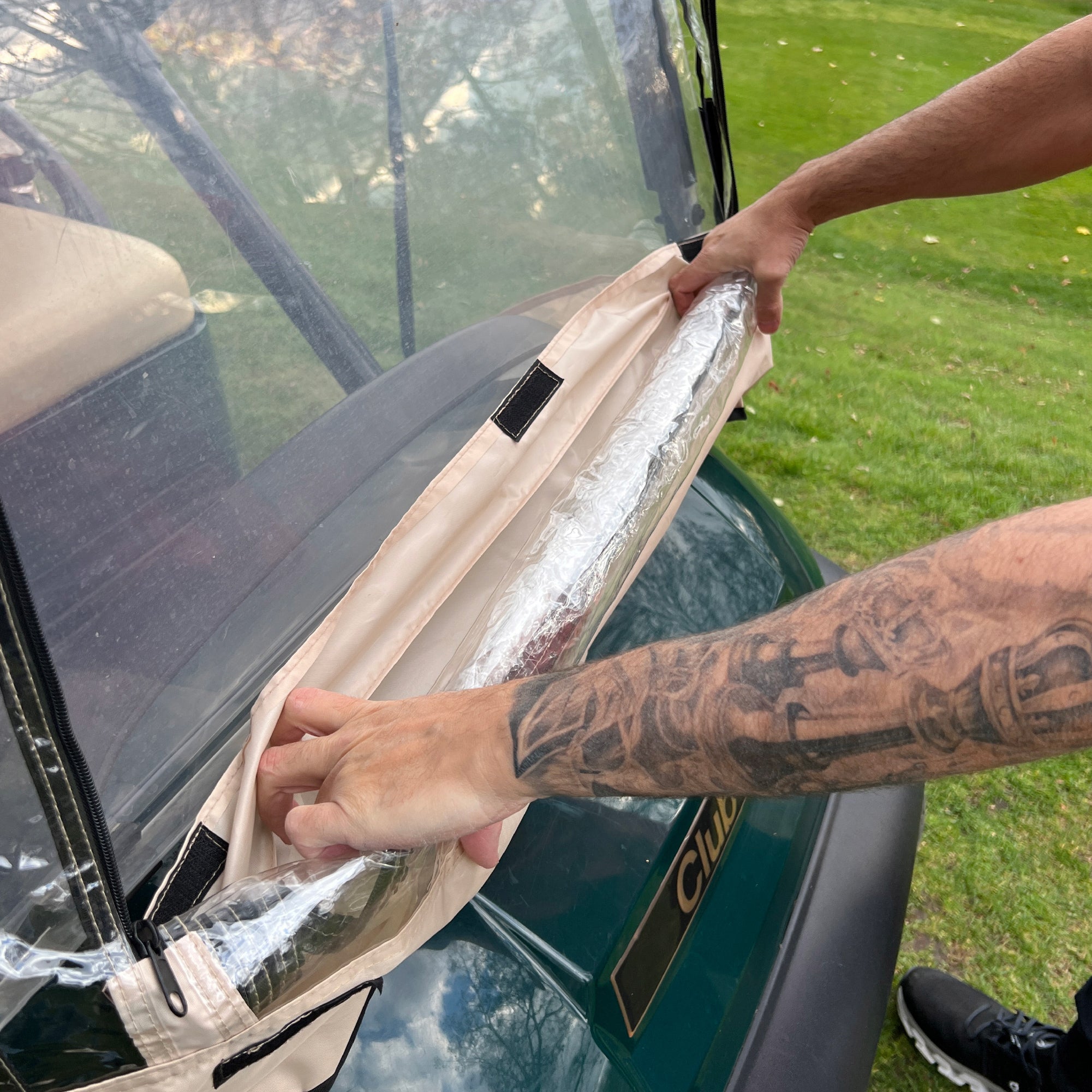 KNOX Pro Series Golf Cart Universal Enclosure - 2 + 2 Seater