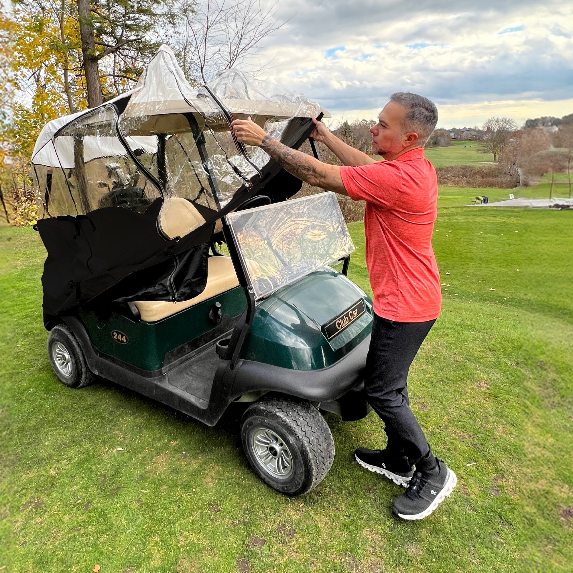 KNOX Pro Series Golf Cart Universal Enclosure - 2 Seater