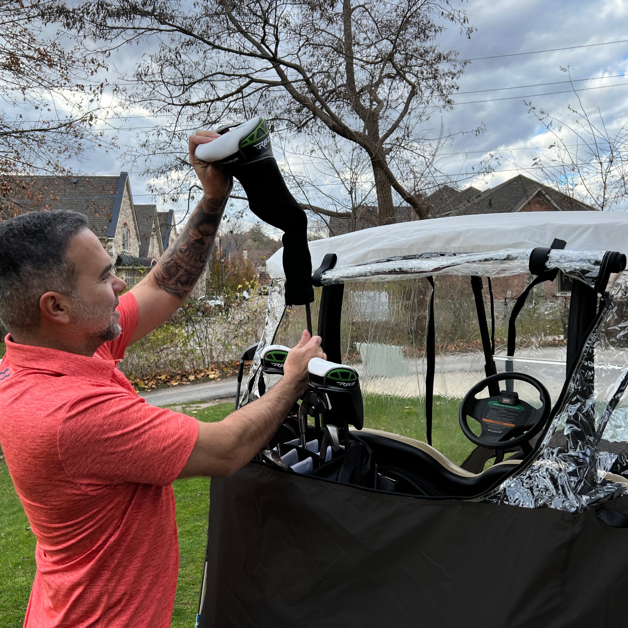 KNOX Pro Series Golf Cart Universal Enclosure - 2 Seater