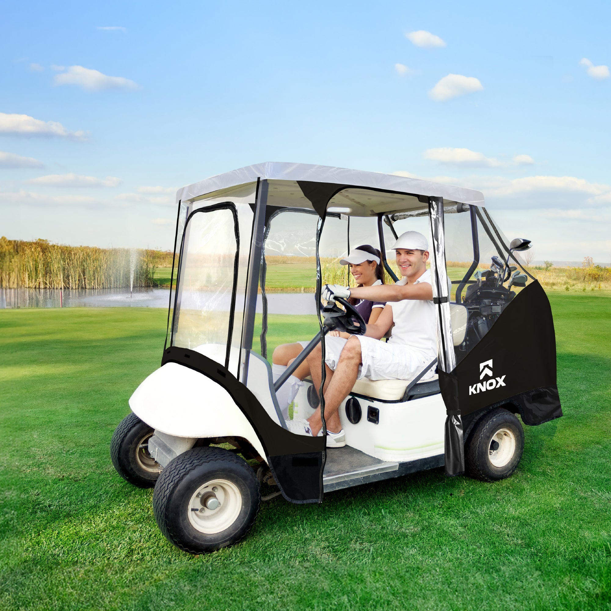 KNOX Pro Series Golf Cart Universal Enclosure - 2 Seater