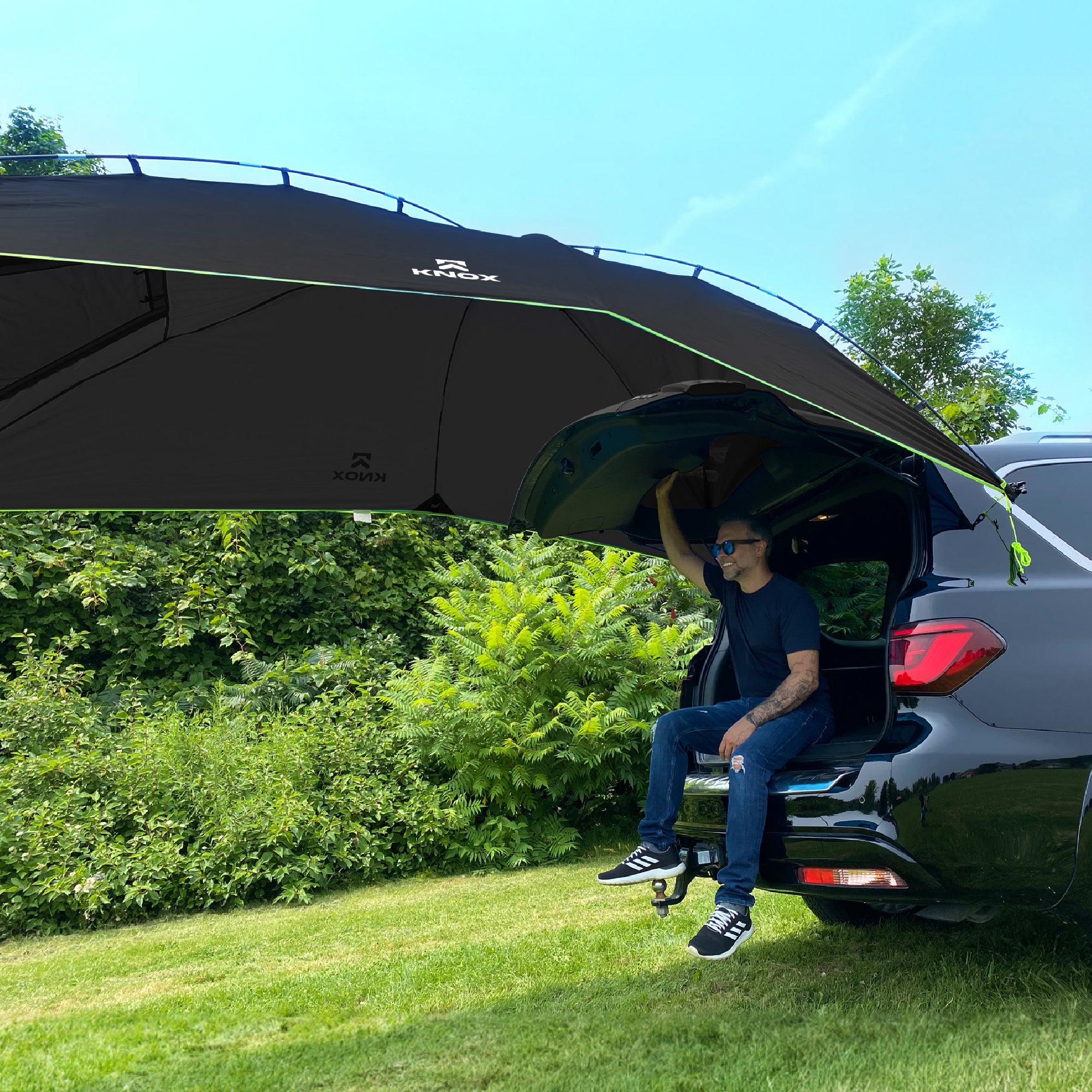 KNOX Pro Series Teardrop Awning Tent with Sidewall