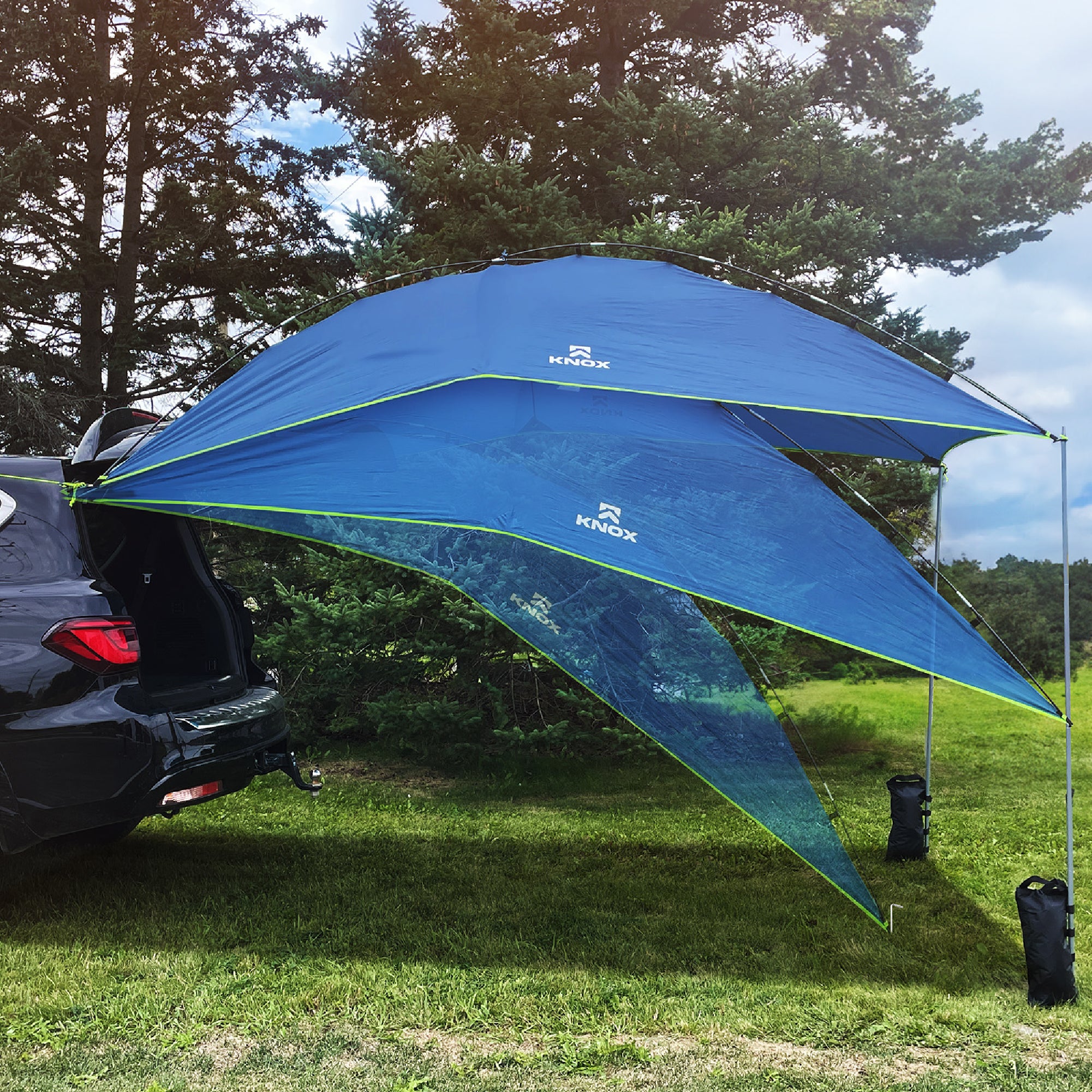 KNOX Pro Series Teardrop Awning Tent with Sidewall