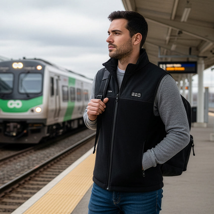 KNOX Heated Vest with Battery Pack, 13 Heating Zones