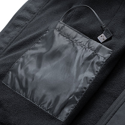 KNOX Unisex Heated Jacket with 4 Heat Zones, USB Powered