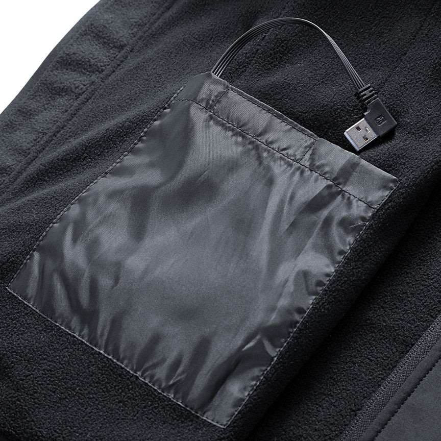 KNOX Unisex Heated Jacket with 4 Heat Zones, USB Powered