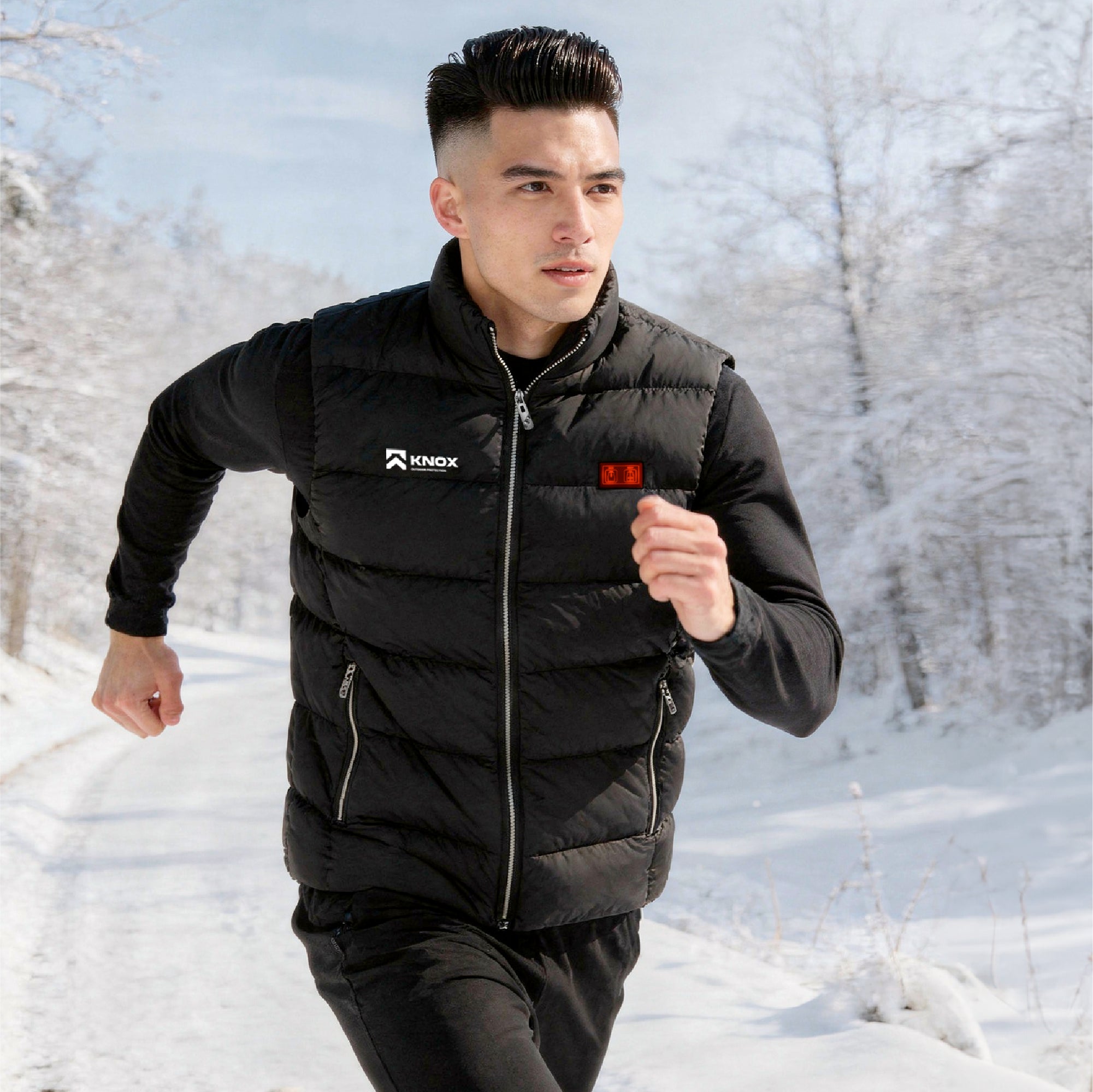 KNOX Heated Vest with Battery Pack, 9 Heating Zones