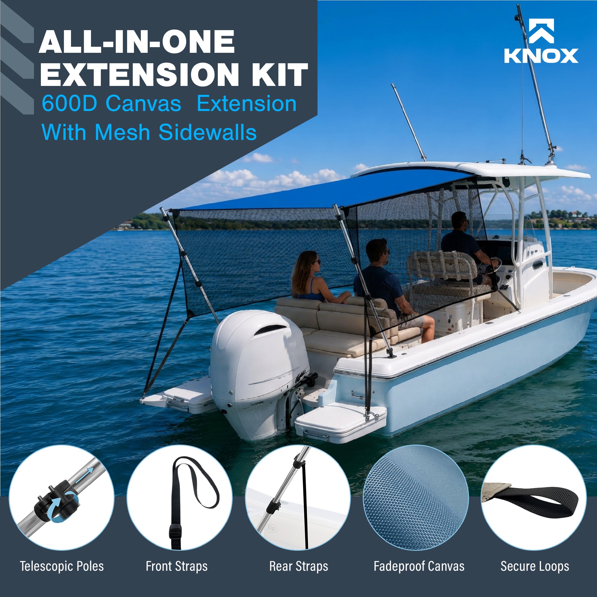 Knox T-Top Extension and Sidewall Combo