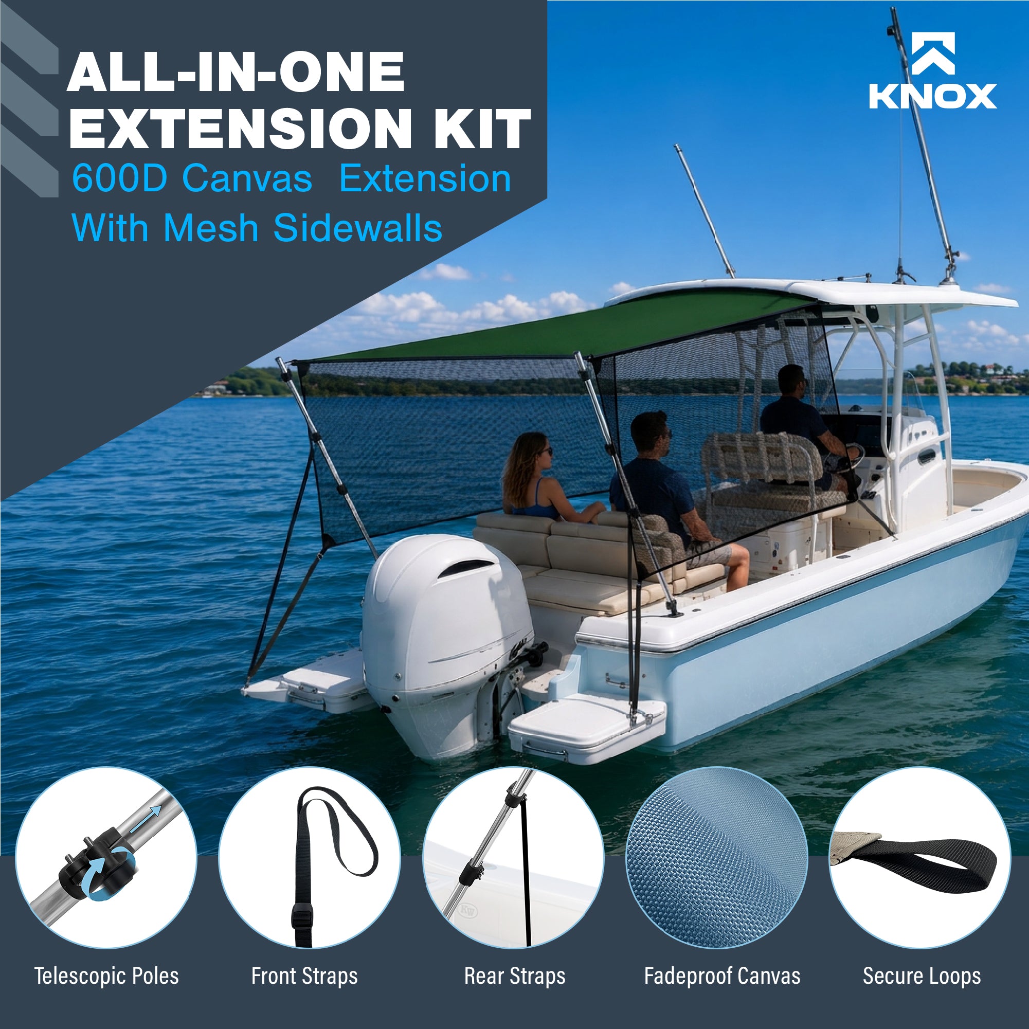 Knox T-Top Extension and Sidewall Combo