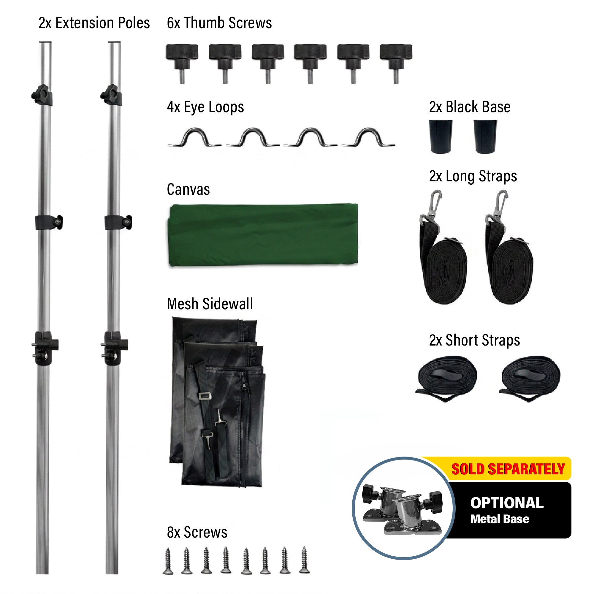 Knox T-Top Extension and Sidewall Combo
