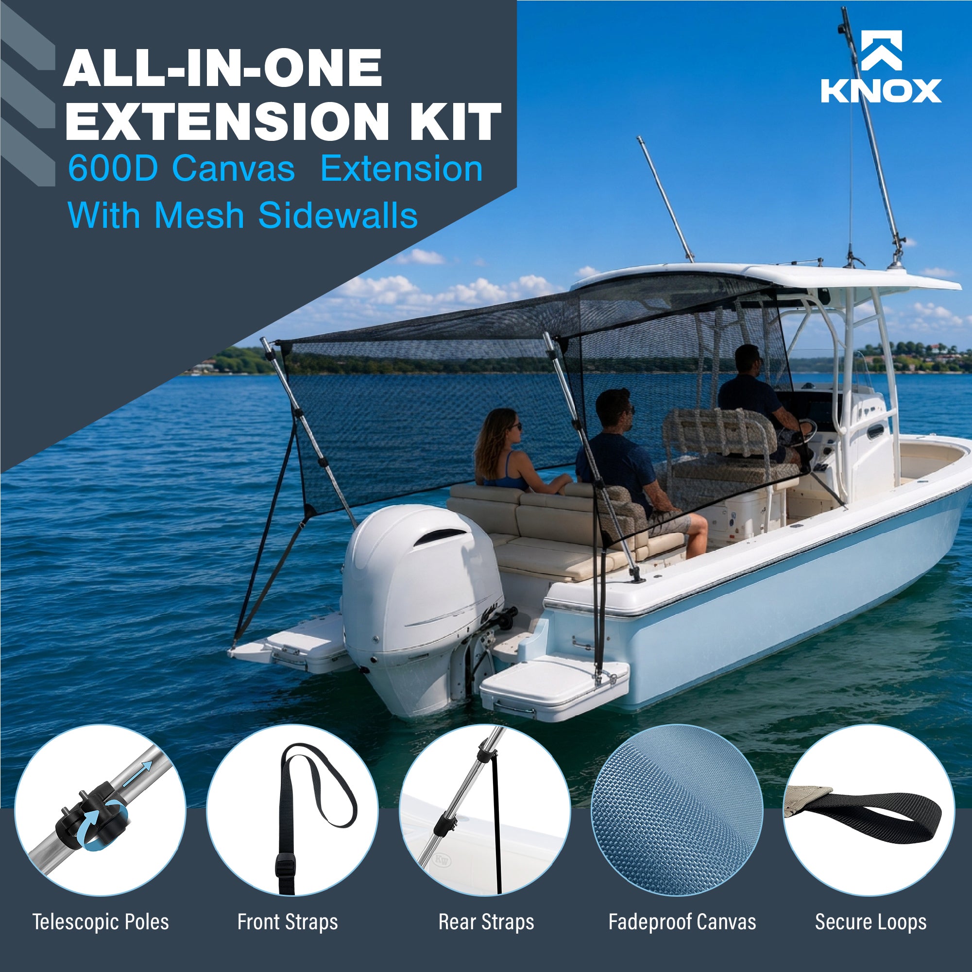 Knox T-Top Extension and Sidewall Combo