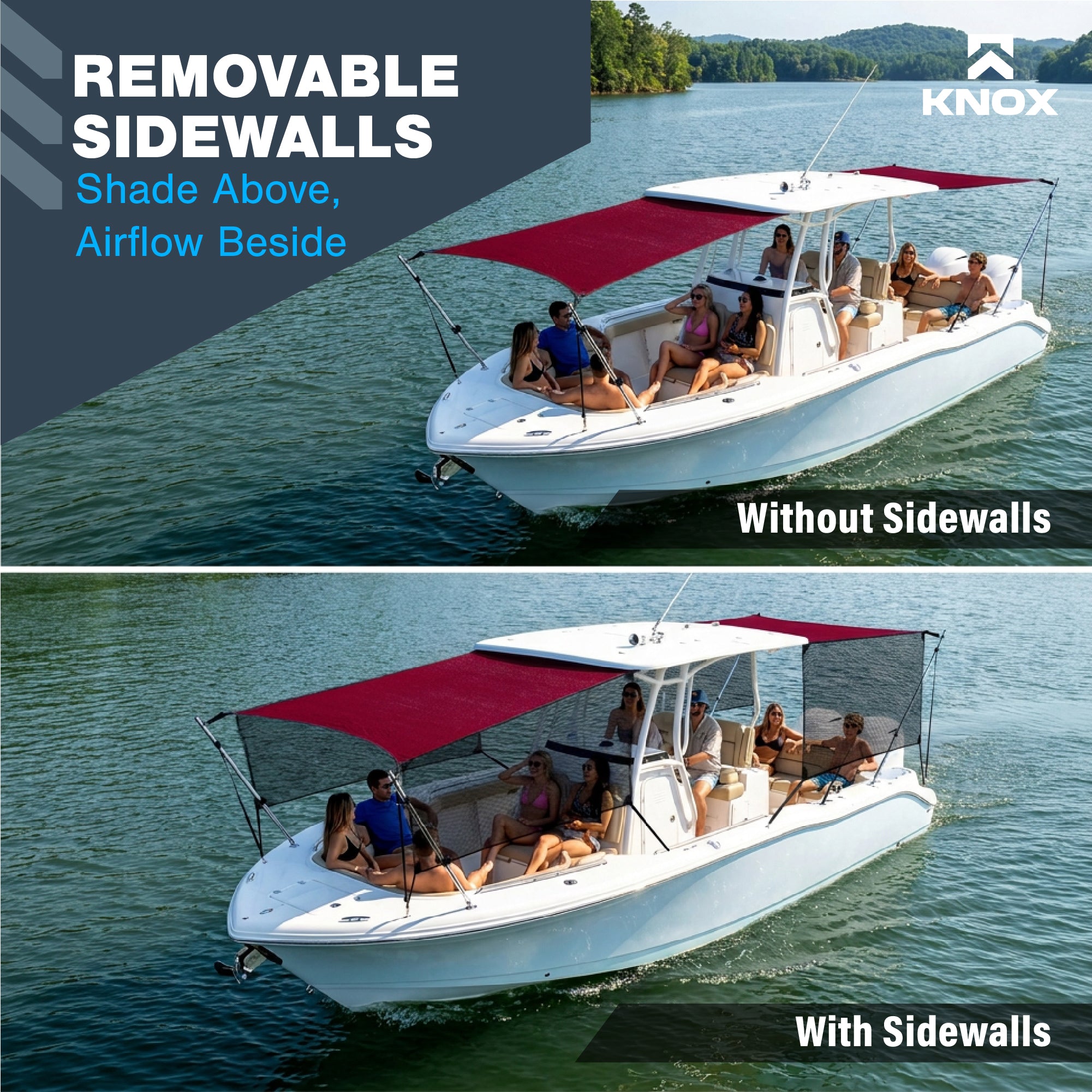 Knox T-Top Extension and Sidewall Combo