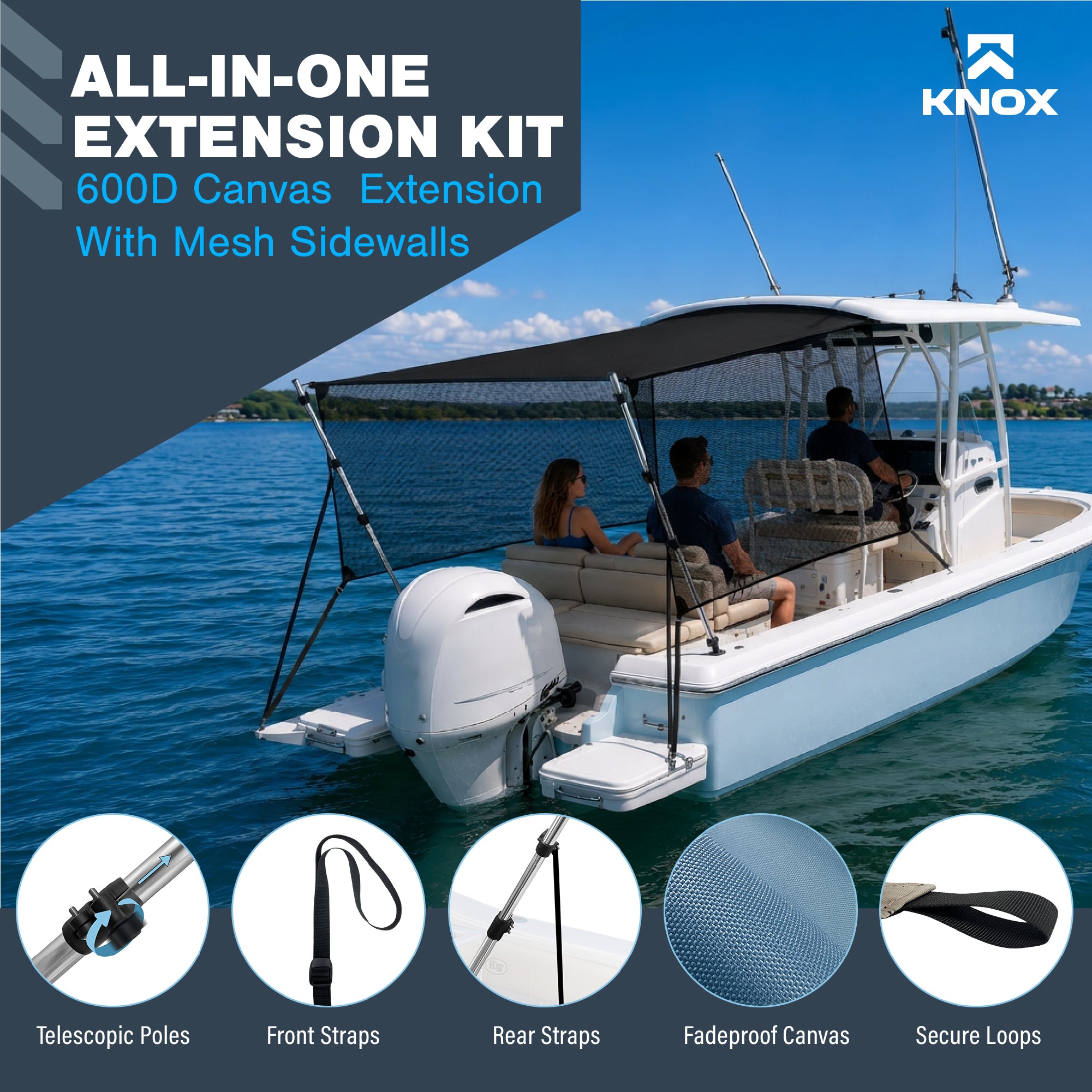 Knox T-Top Extension and Sidewall Combo