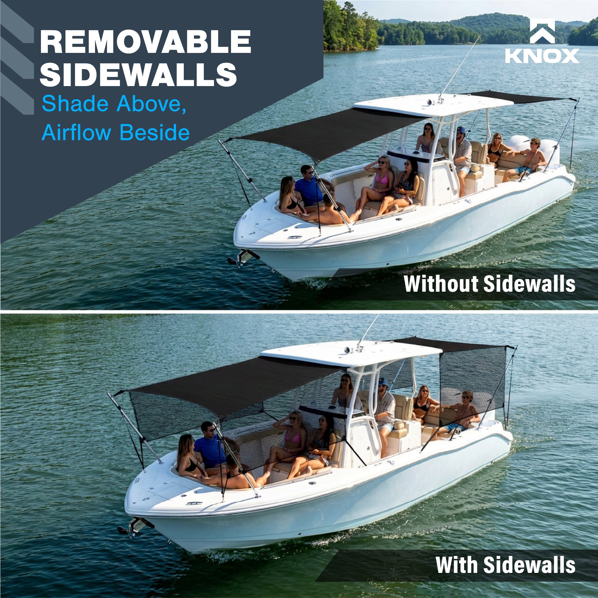 Knox T-Top Extension and Sidewall Combo