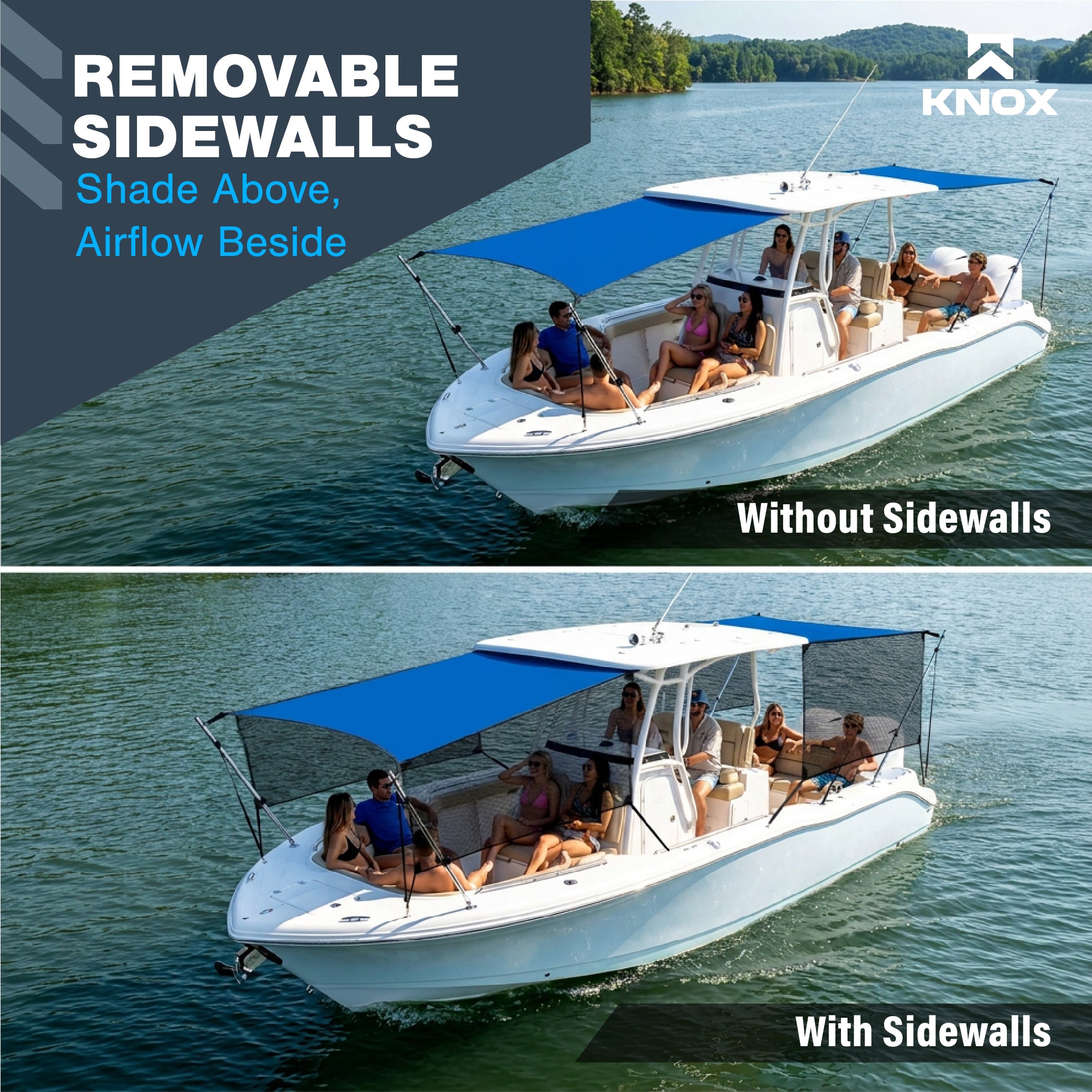 Knox T-Top Extension and Sidewall Combo