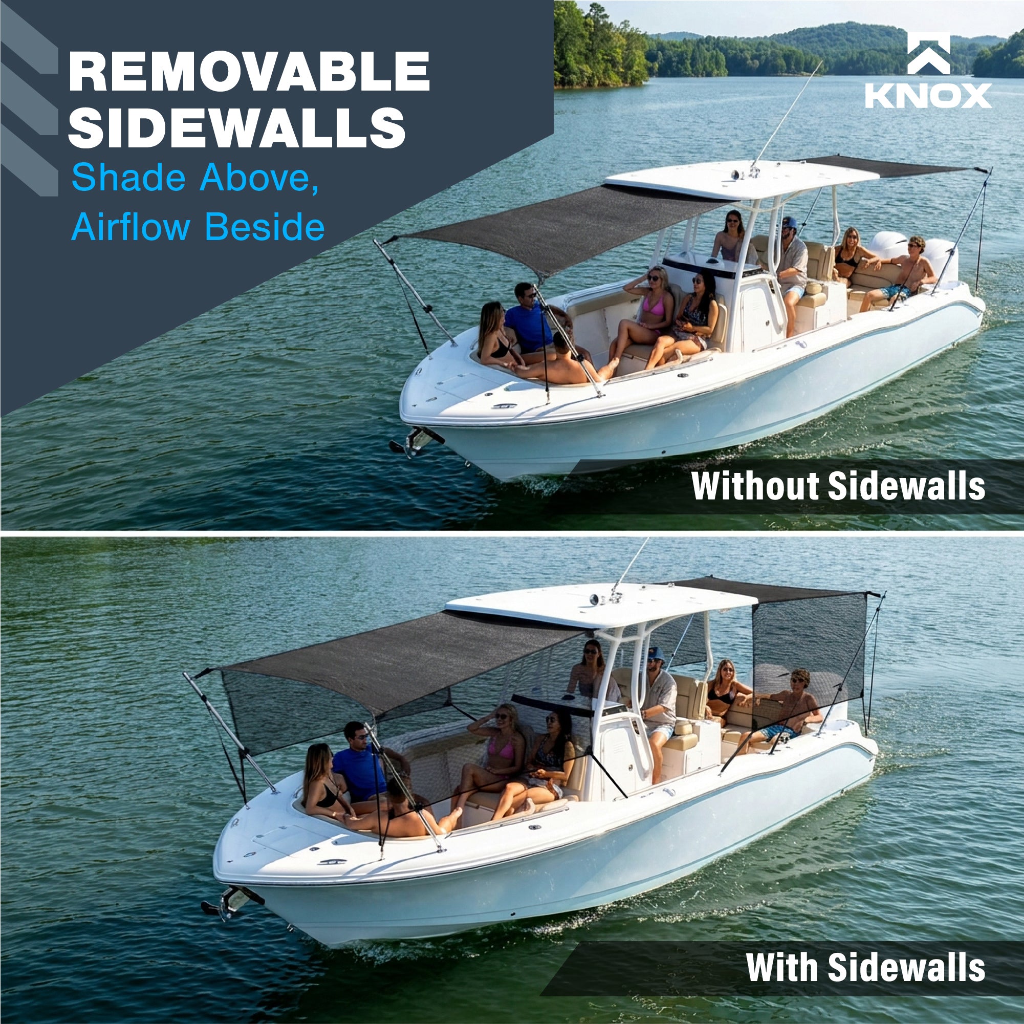 Knox T-Top Extension and Sidewall Combo