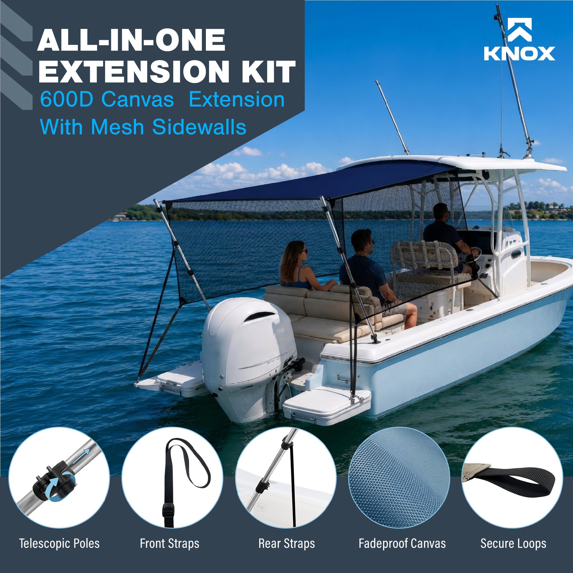 Knox T-Top Extension and Sidewall Combo