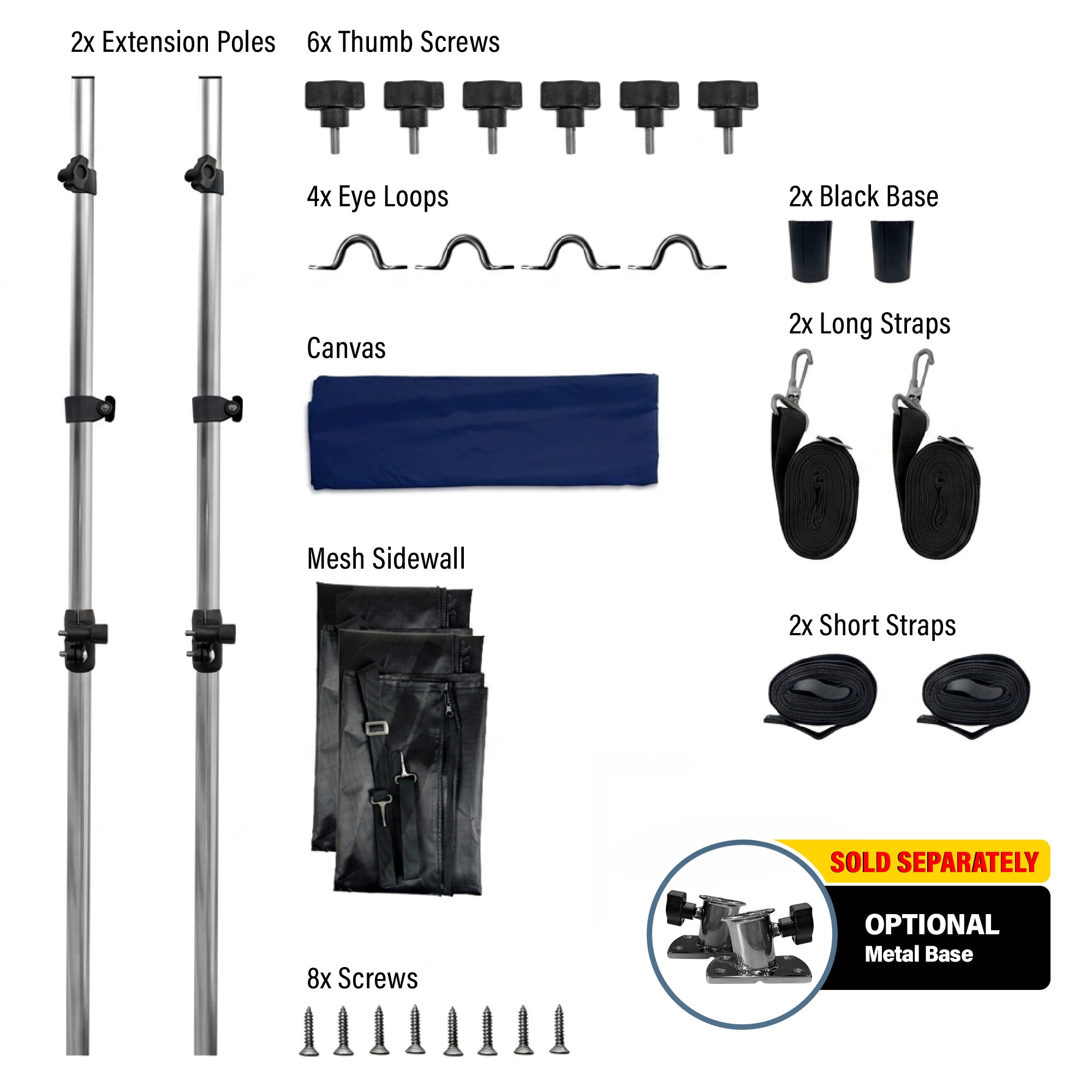 Knox T-Top Extension and Sidewall Combo