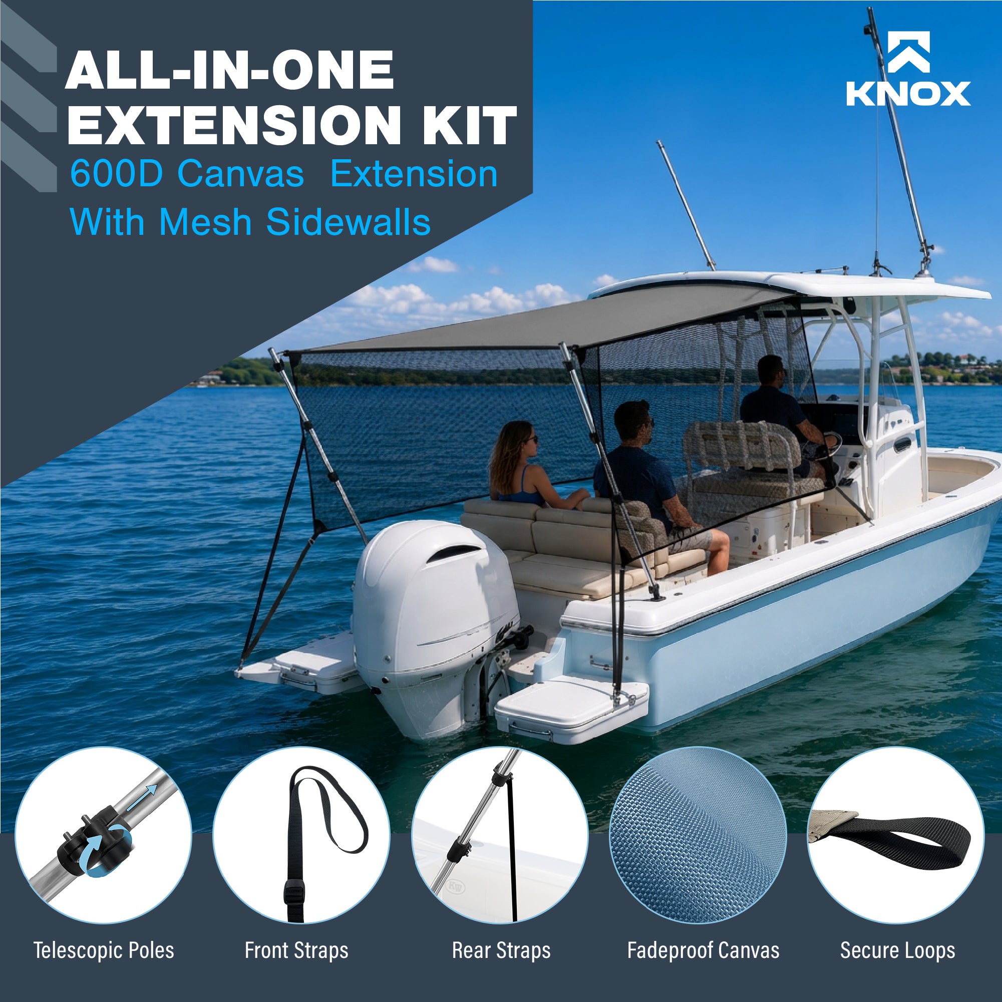 Knox T-Top Extension and Sidewall Combo