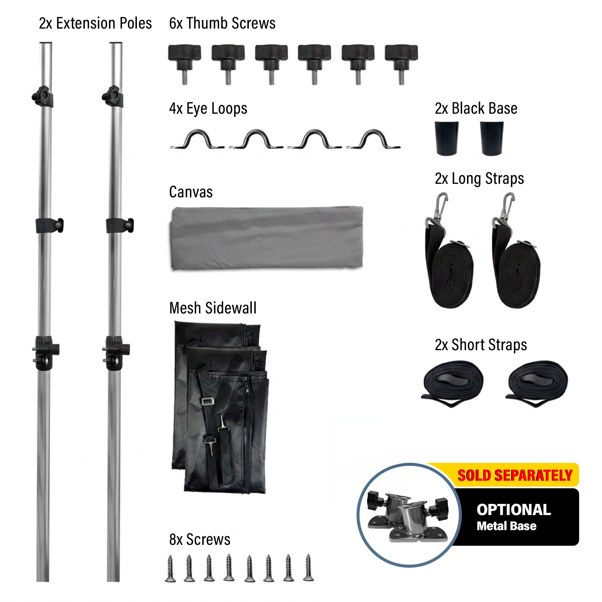 Knox T-Top Extension and Sidewall Combo