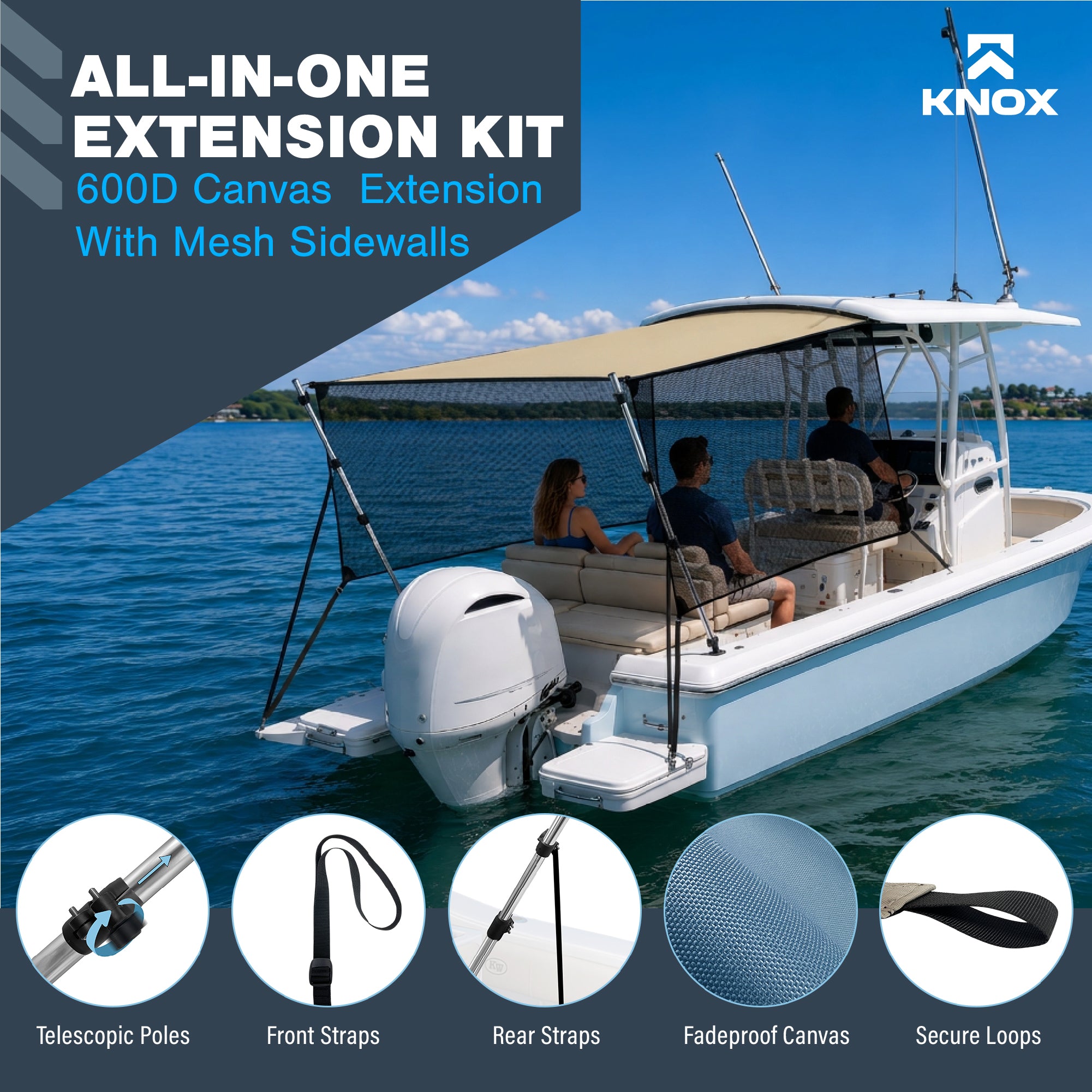 Knox T-Top Extension and Sidewall Combo