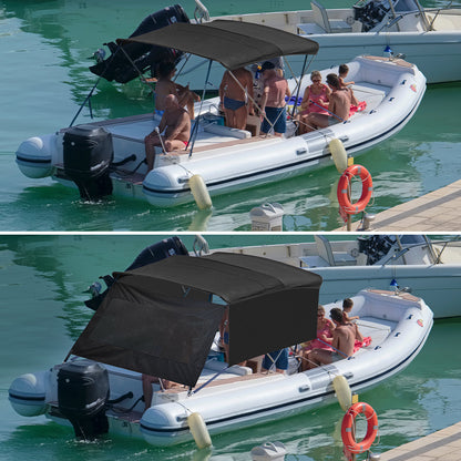 KNOX Bimini Front & Rear shade panel Kit Marine 420D Mesh Panels