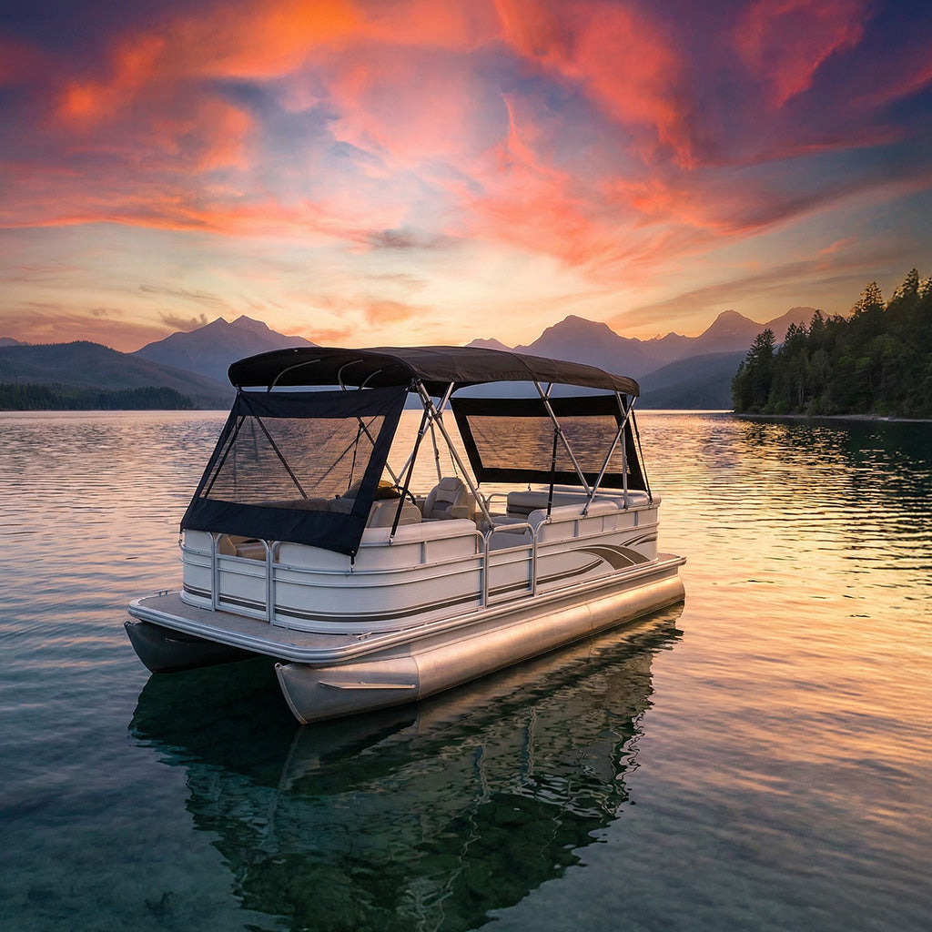 KNOX Bimini Front & Rear shade panel Kit Marine 420D Mesh Panels