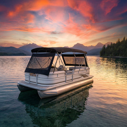 KNOX Bimini Front & Rear shade panel Kit Marine 420D Mesh Panels