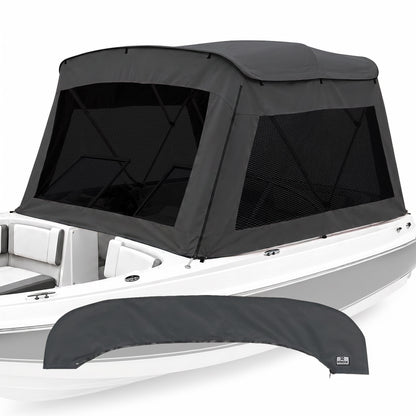 KNOX 3 Bow Bimini Mesh Enclosure with Frame Kit