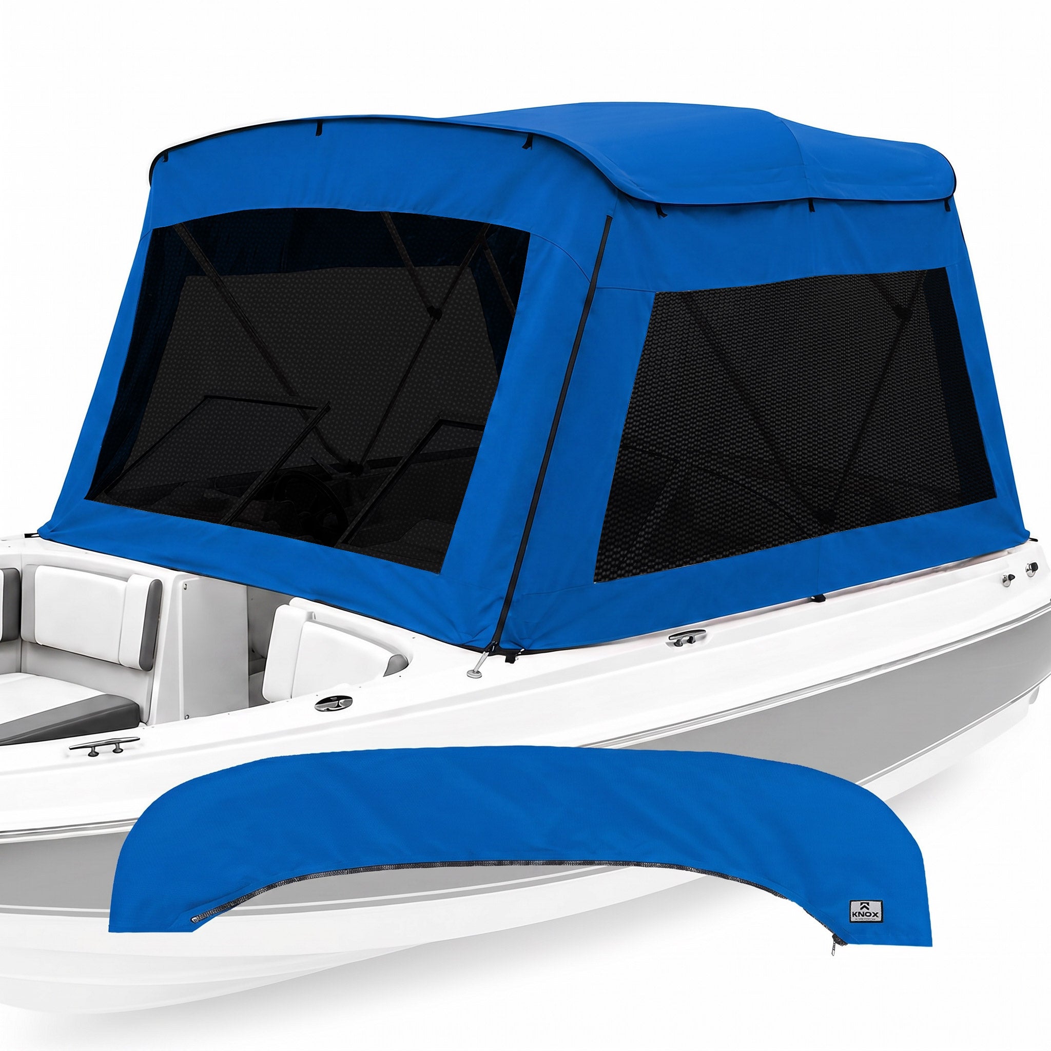 KNOX 3 Bow Bimini Mesh Enclosure with Frame Kit