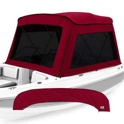 KNOX 3 Bow Bimini Mesh Enclosure with Frame Kit