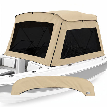 KNOX 3 Bow Bimini Mesh Enclosure with Frame Kit
