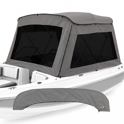 KNOX 3 Bow Bimini Mesh Enclosure with Frame Kit