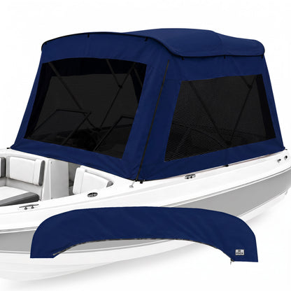 KNOX 3 Bow Bimini Mesh Enclosure with Frame Kit
